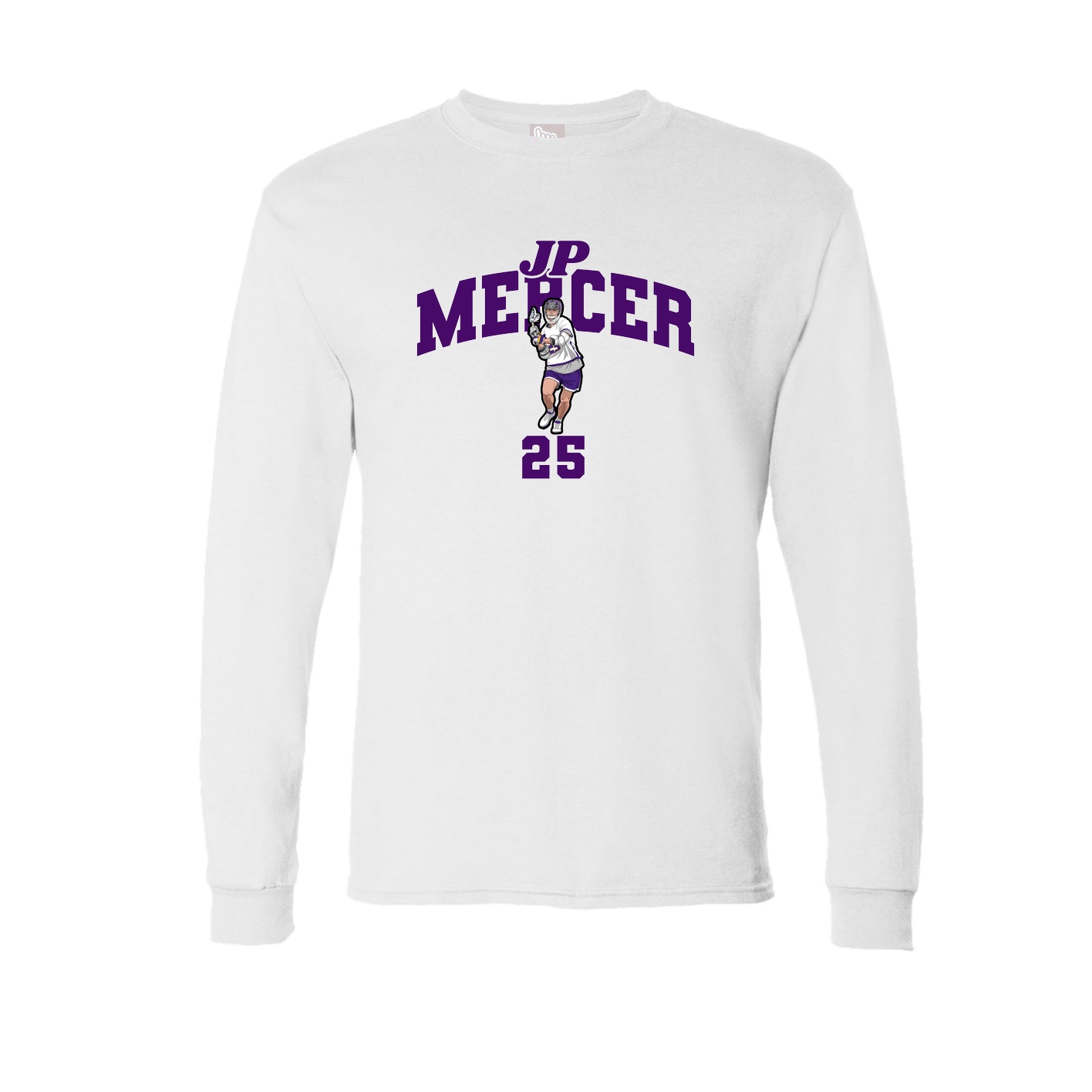 Long Sleeve Tee — Signature Arch in White