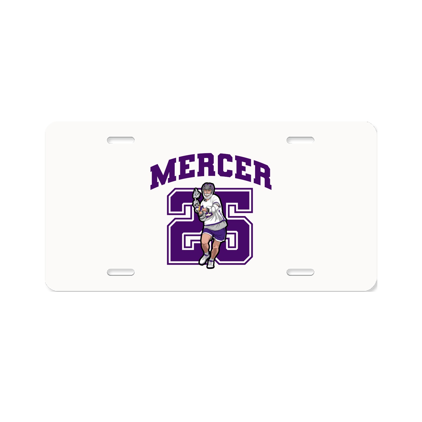 License Plate — Number in Classic