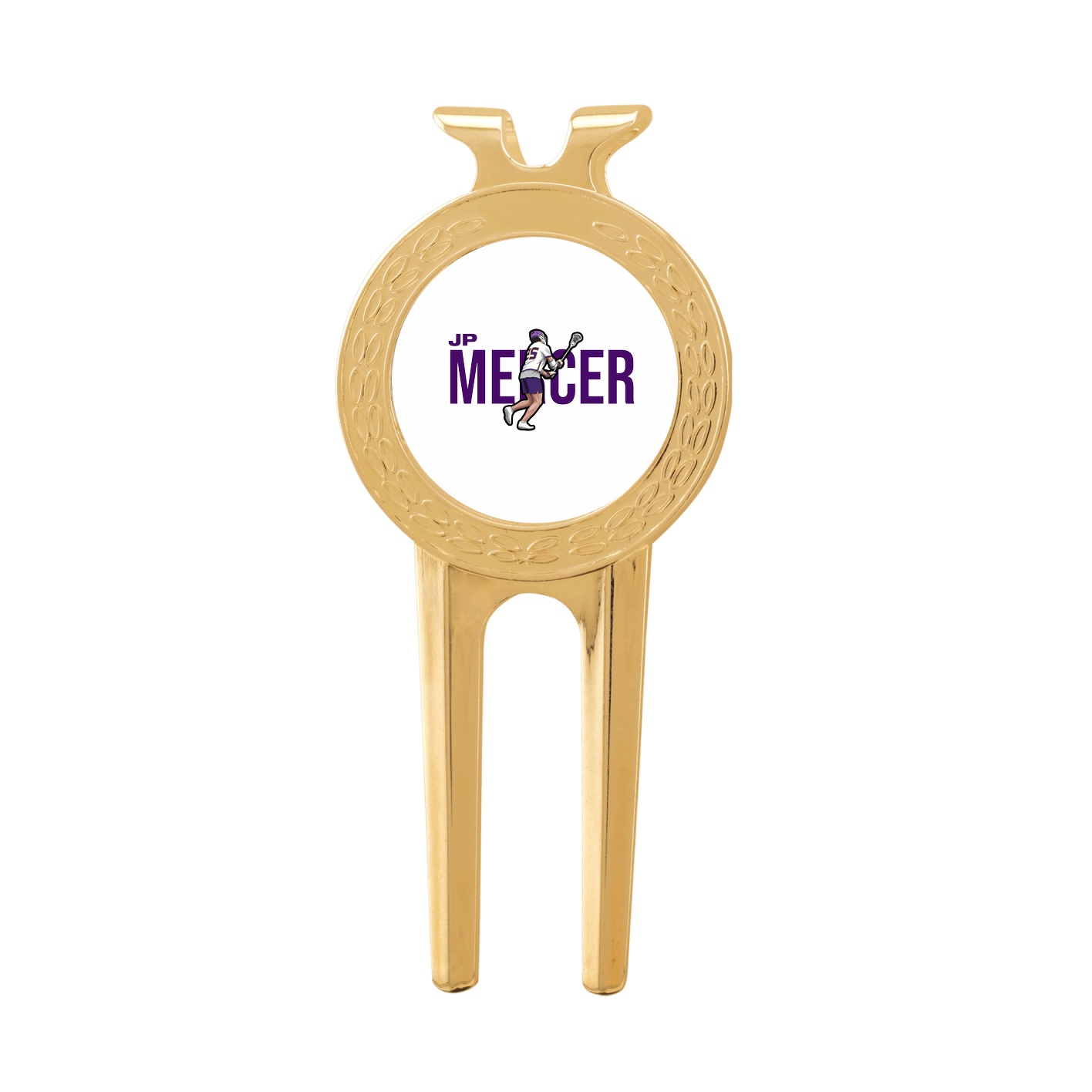 Divot Tool with Ball Marker — Player Name in Classic