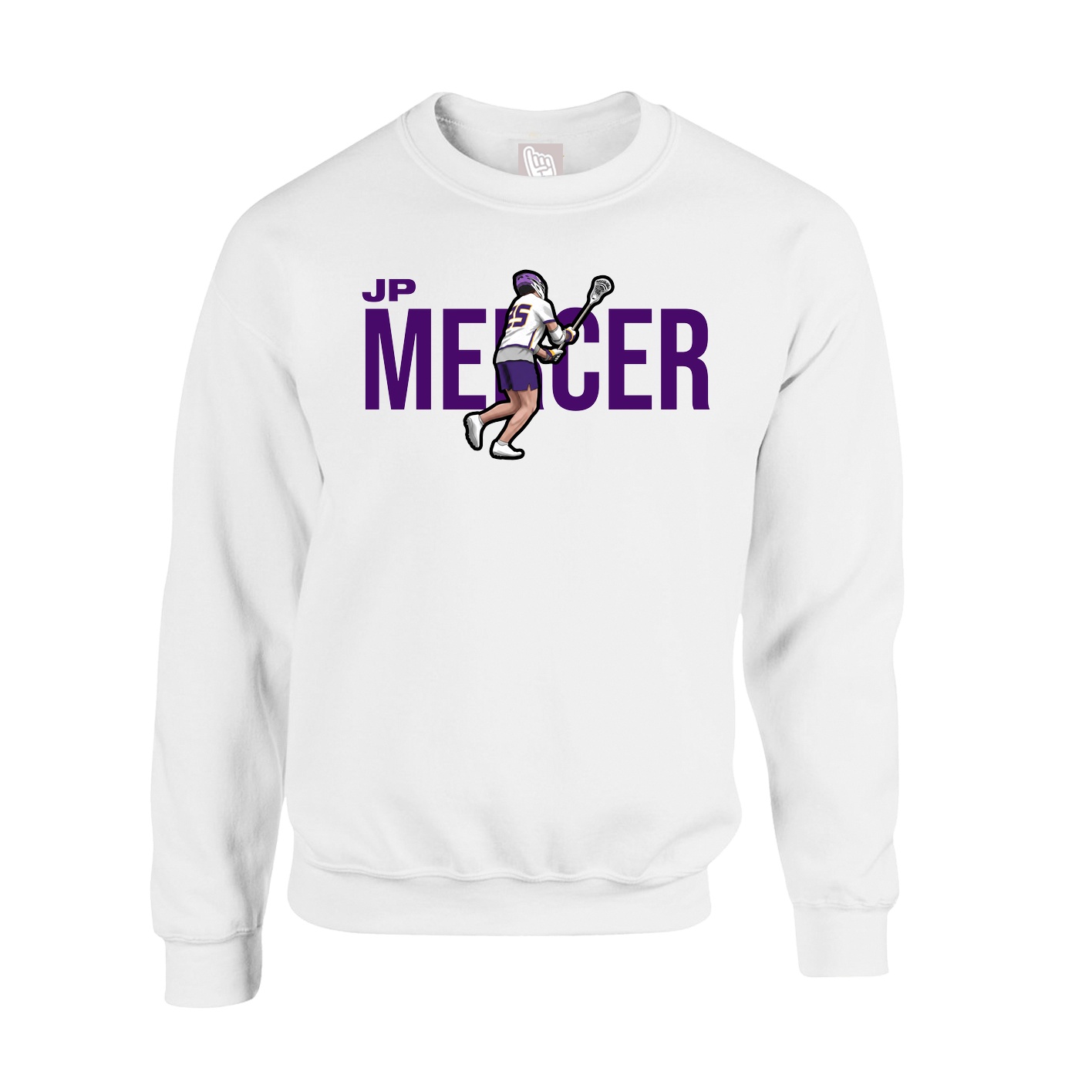 Fleece Crew — Player Name in White