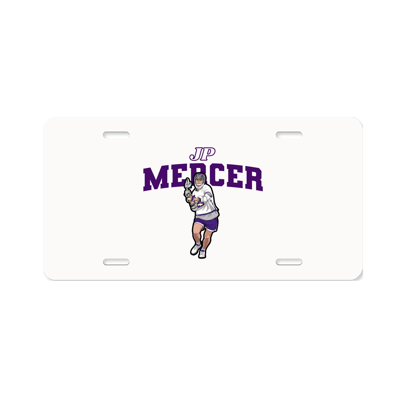 License Plate — Name Arch in Classic