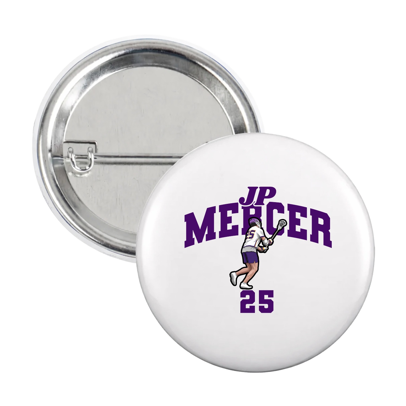 Game Day Button — Signature Arch in White