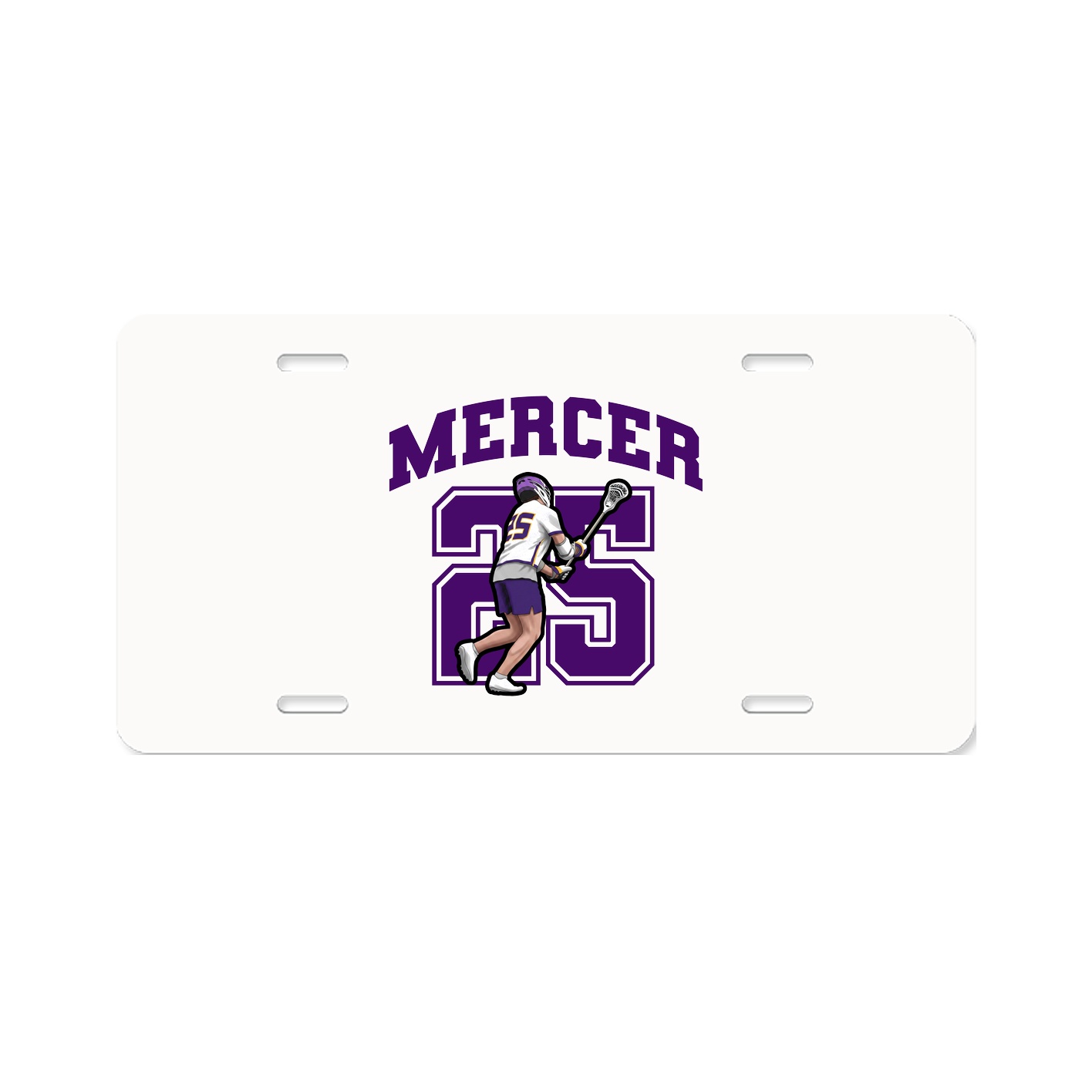 License Plate — Number in Classic