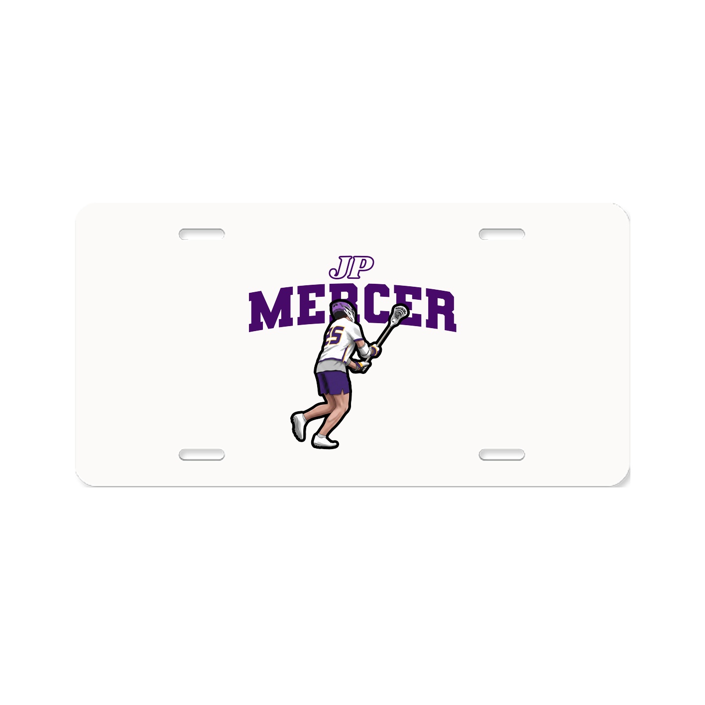 License Plate — Name Arch in Classic