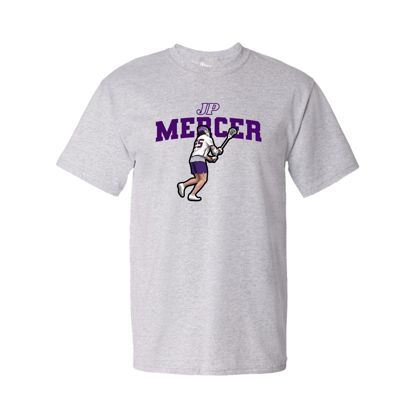 Tee — Name Arch in Grey