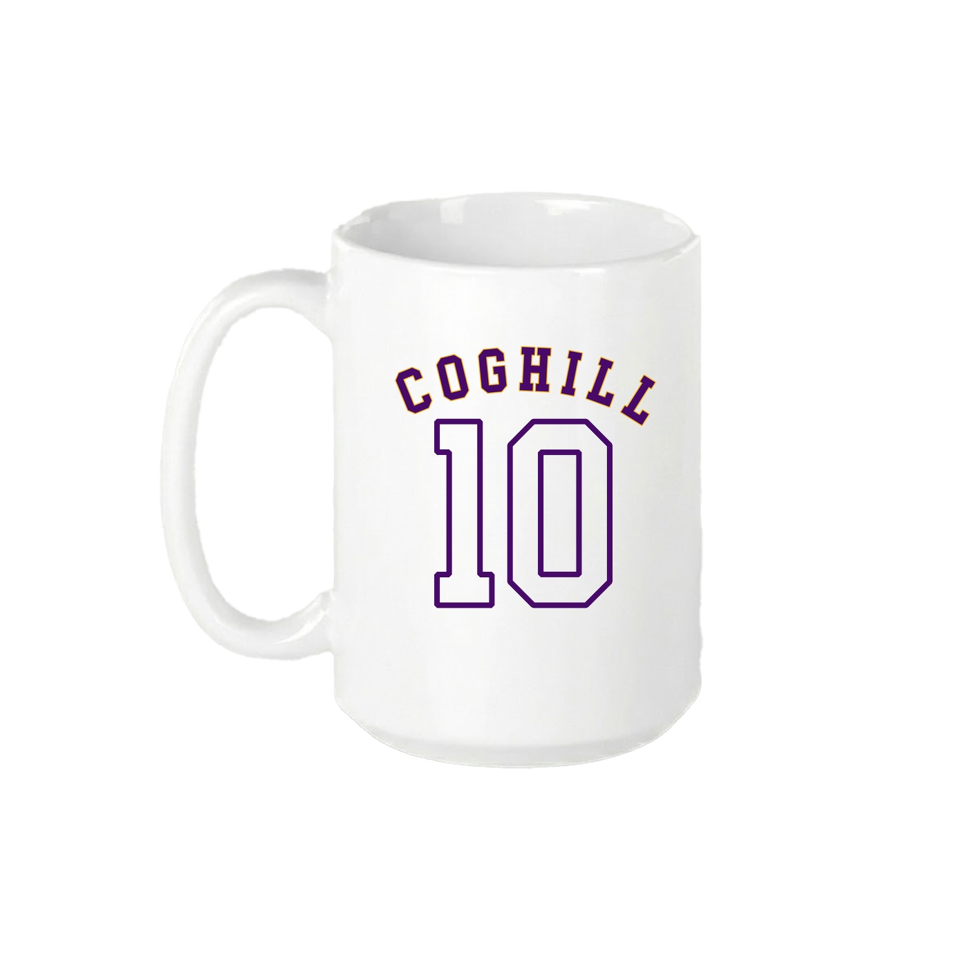 15oz Coffee Mug — Shirsey Arch in White