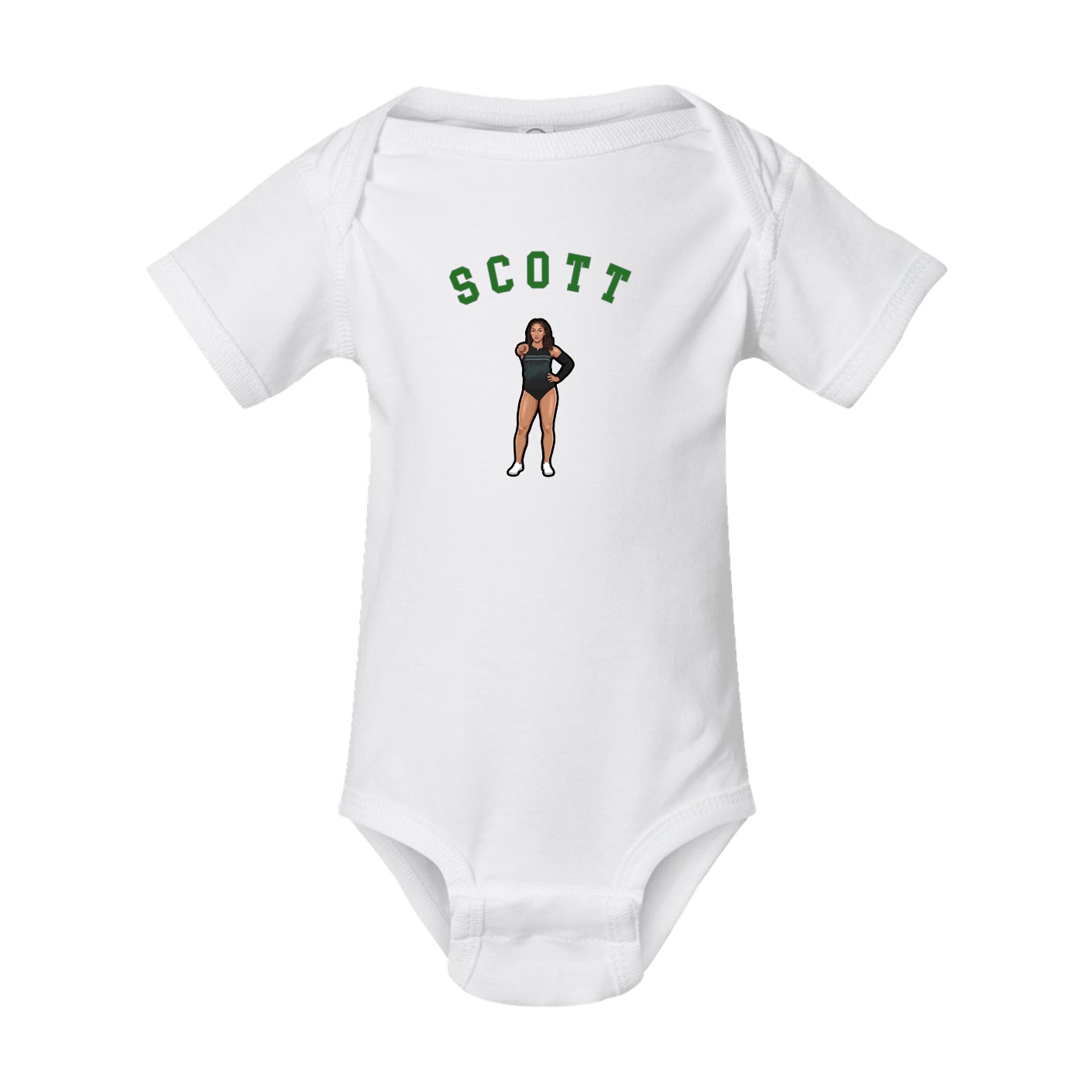 Baby Onesie — Shirsey Arch in White