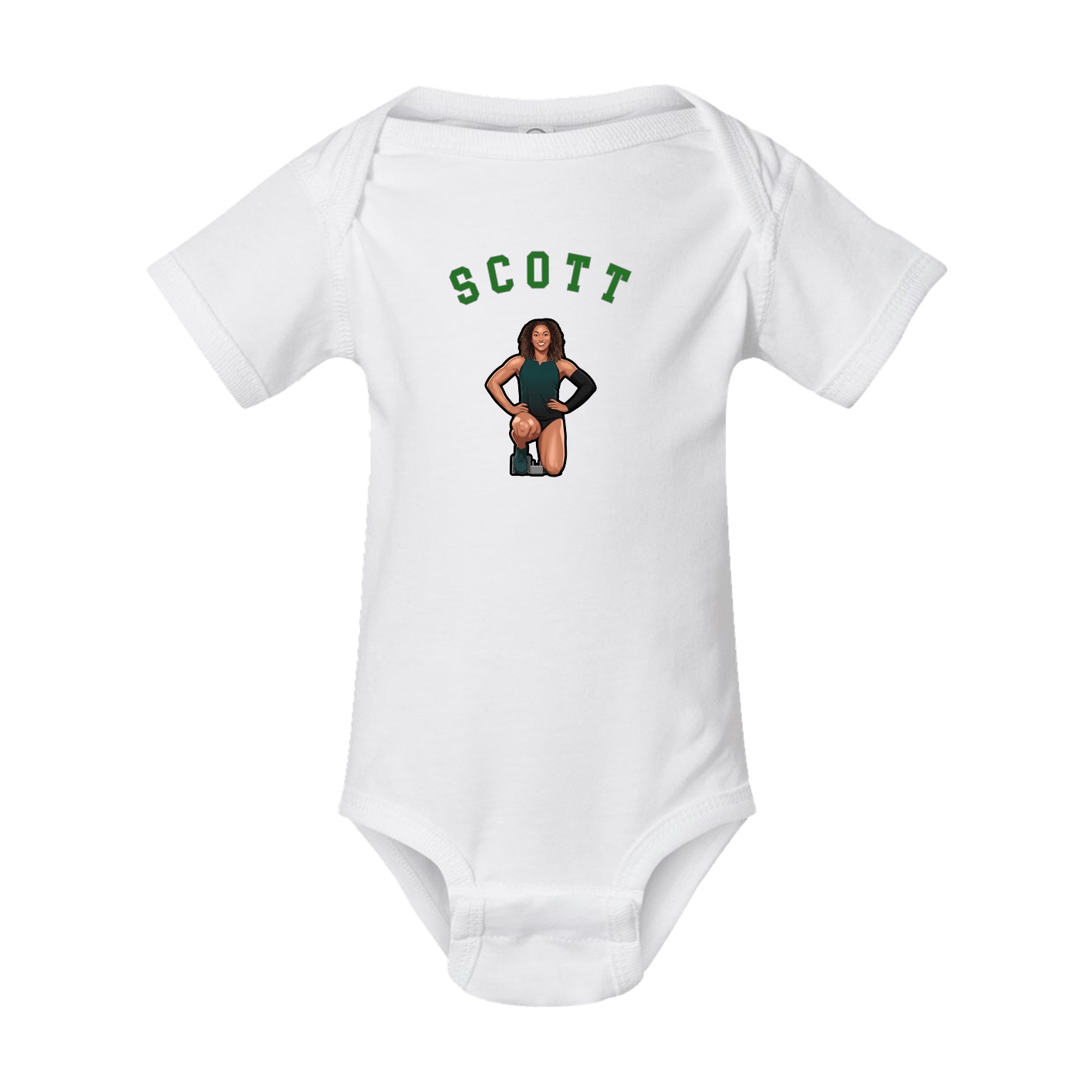 Baby Onesie — Shirsey Arch in White