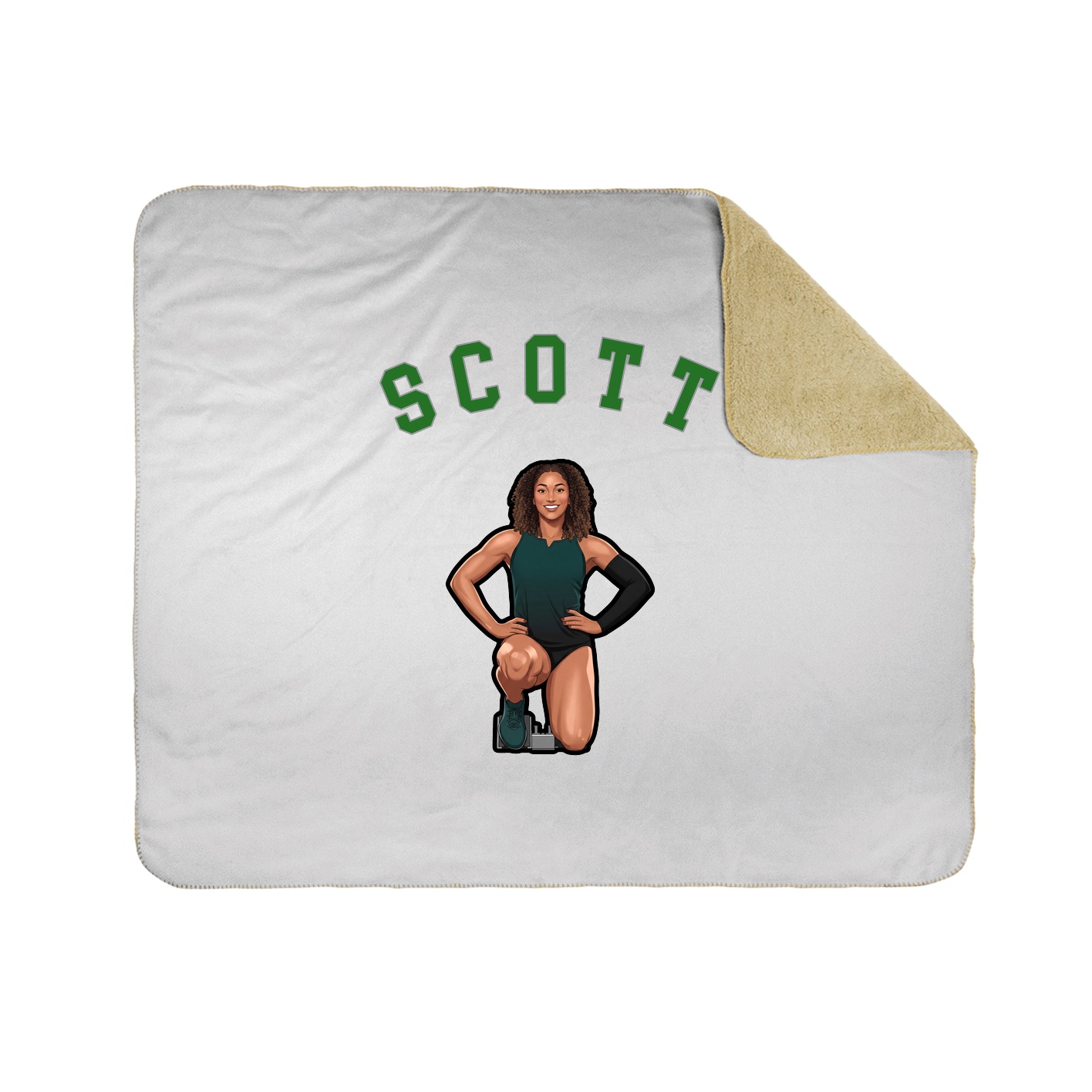Throw Blanket — Shirsey Arch in White