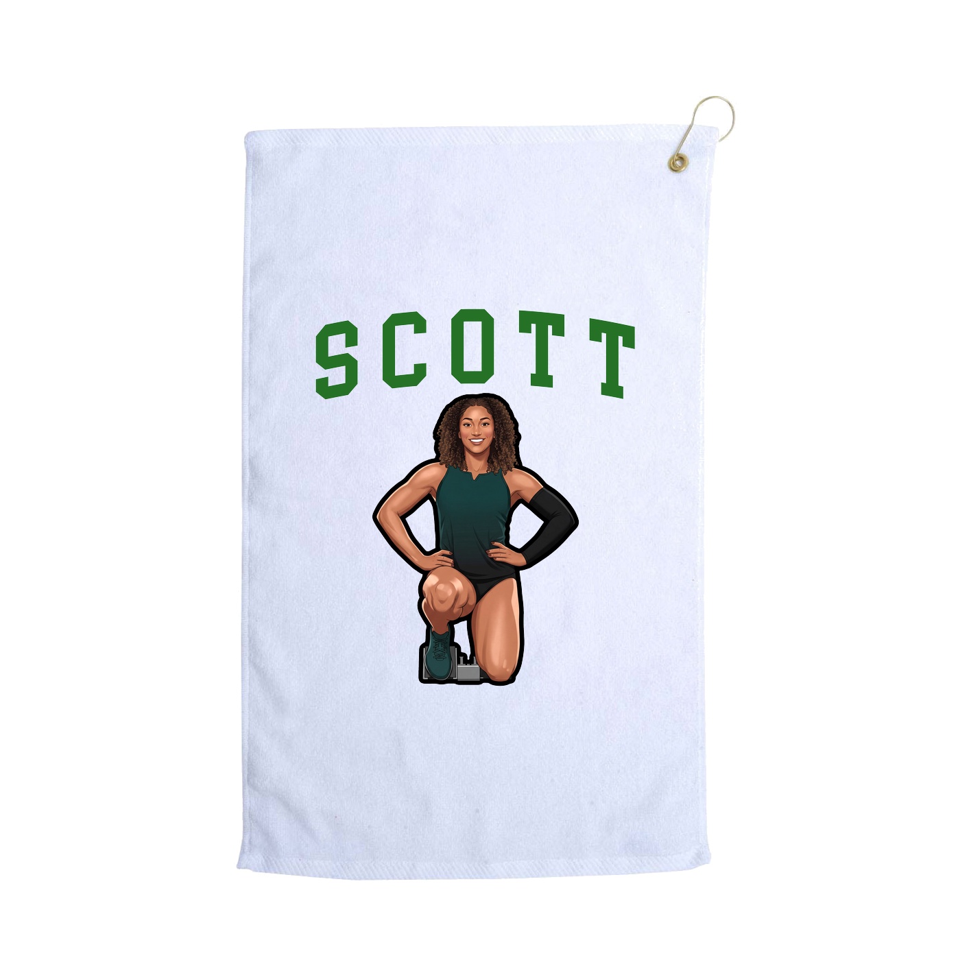 Golf Towel — Shirsey in White