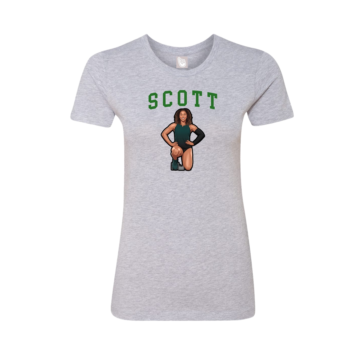Fitted Women's Tee — Shirsey in Grey