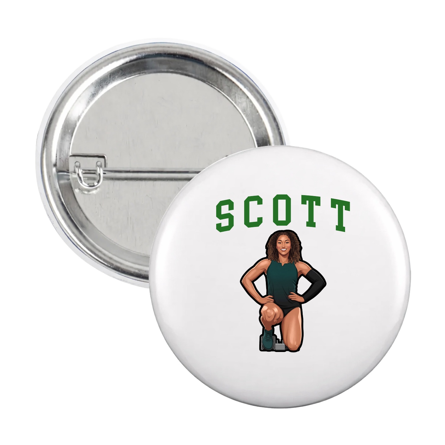 Game Day Button — Shirsey in White
