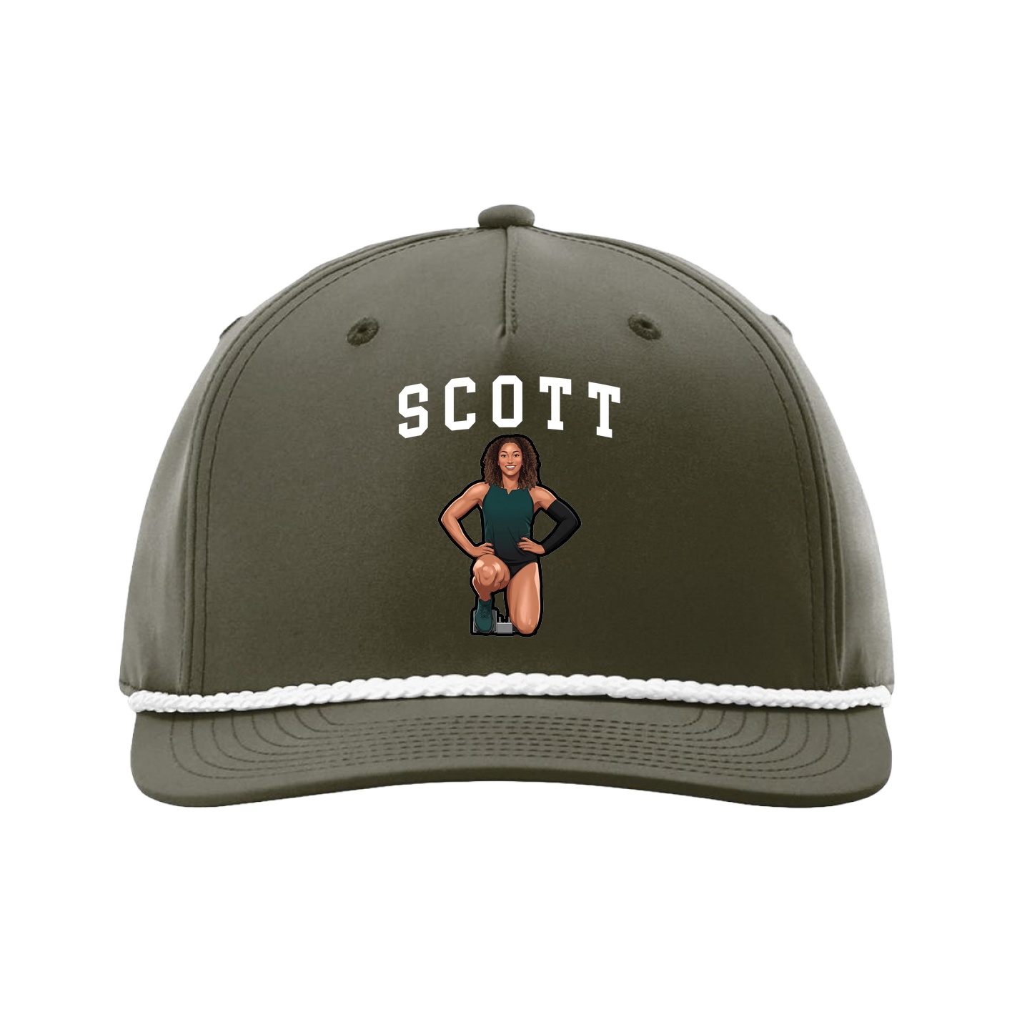 Five-Panel Classic Rope Cap — Shirsey in Green