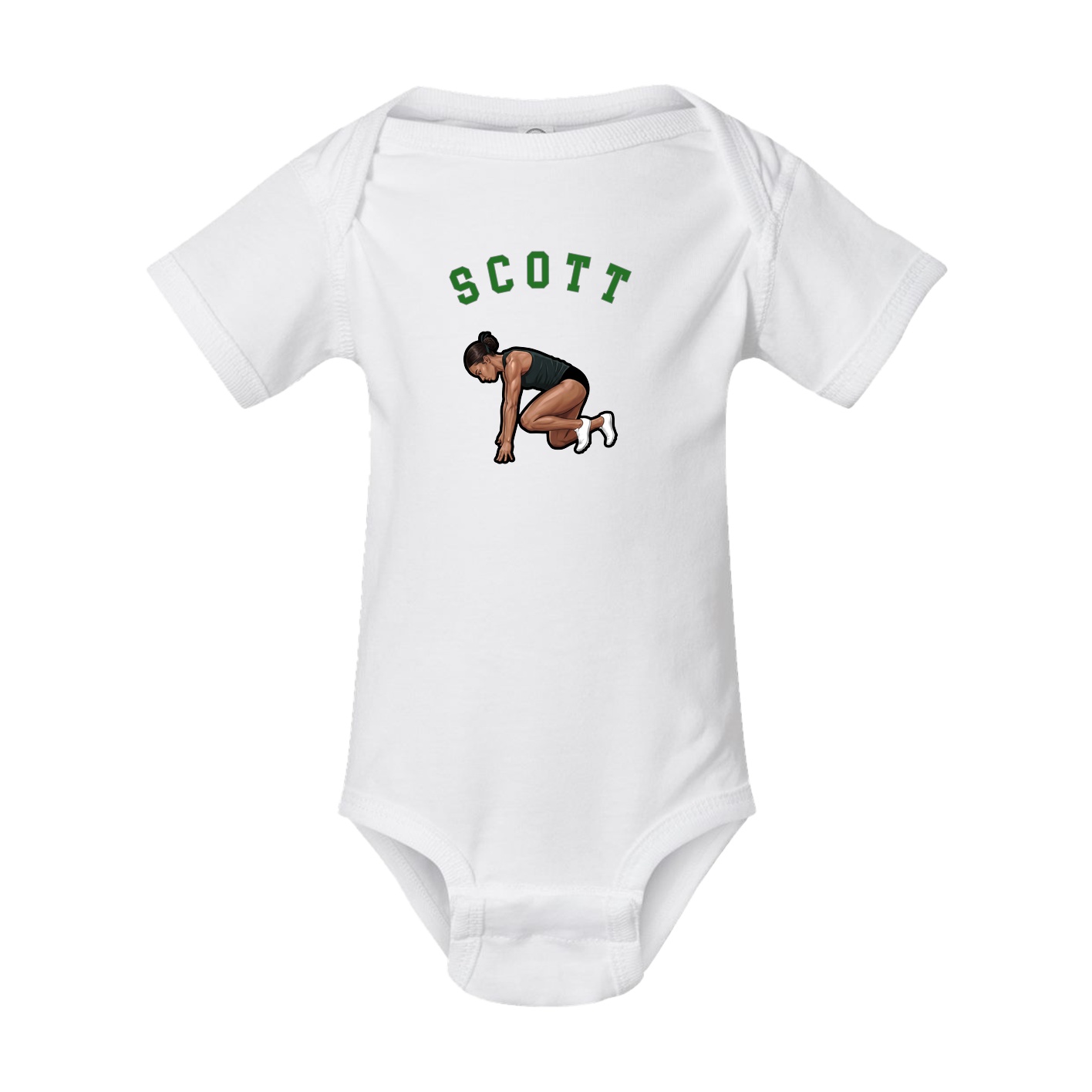 Baby Onesie — Shirsey Arch in White