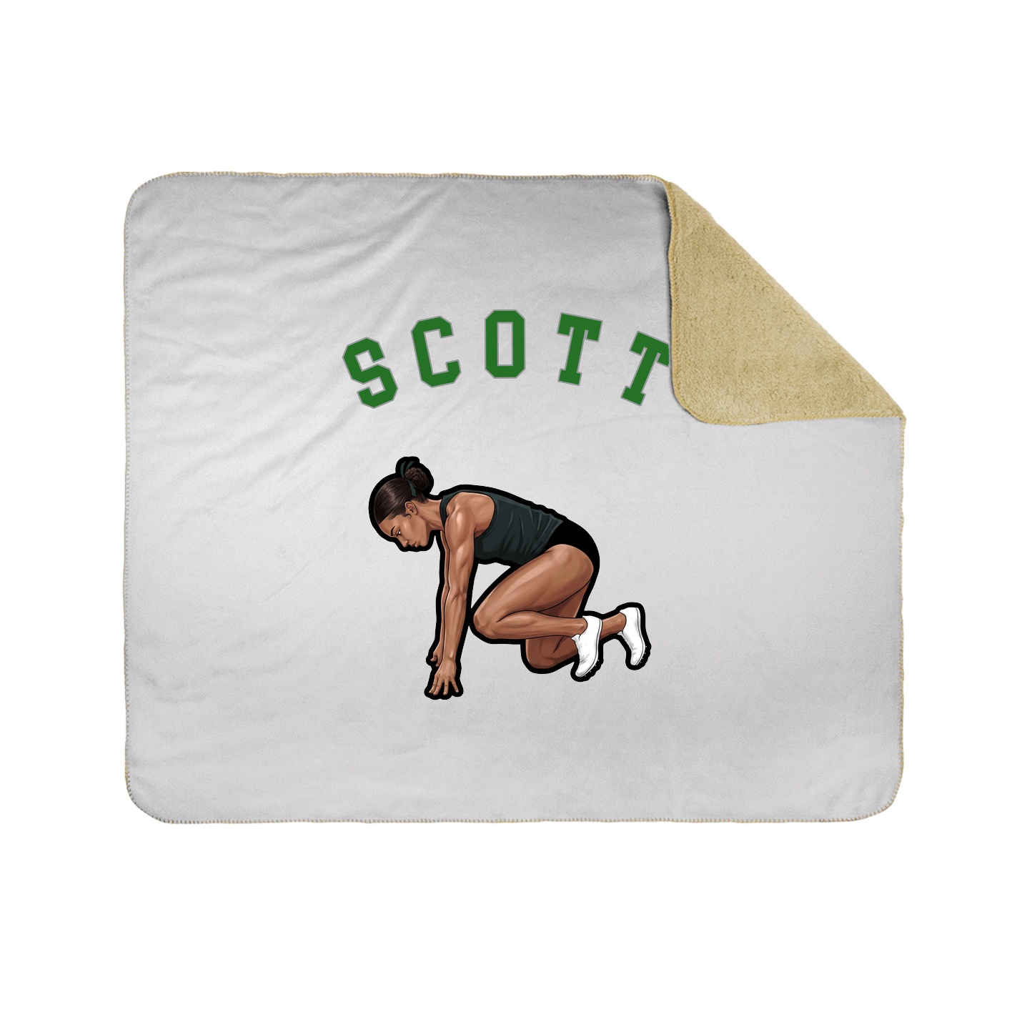 Throw Blanket — Shirsey Arch in White