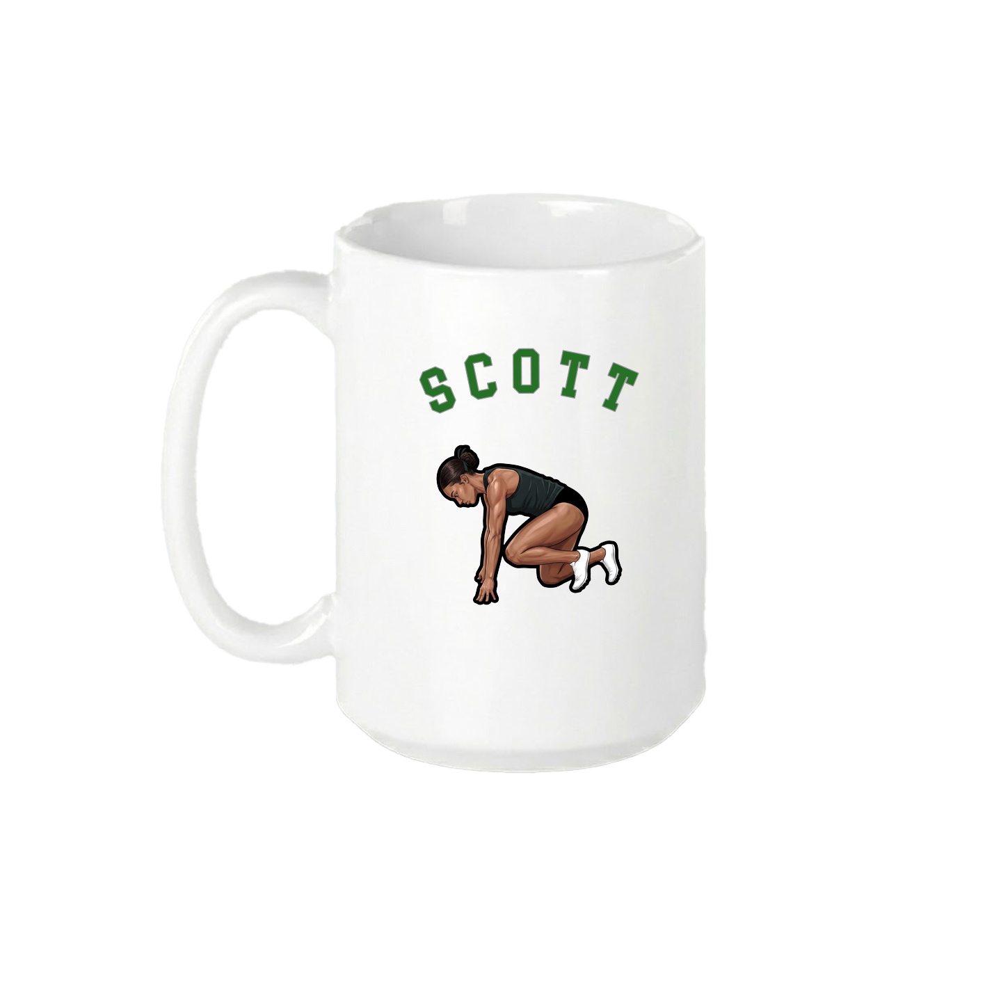 15oz Coffee Mug — Shirsey Arch in White