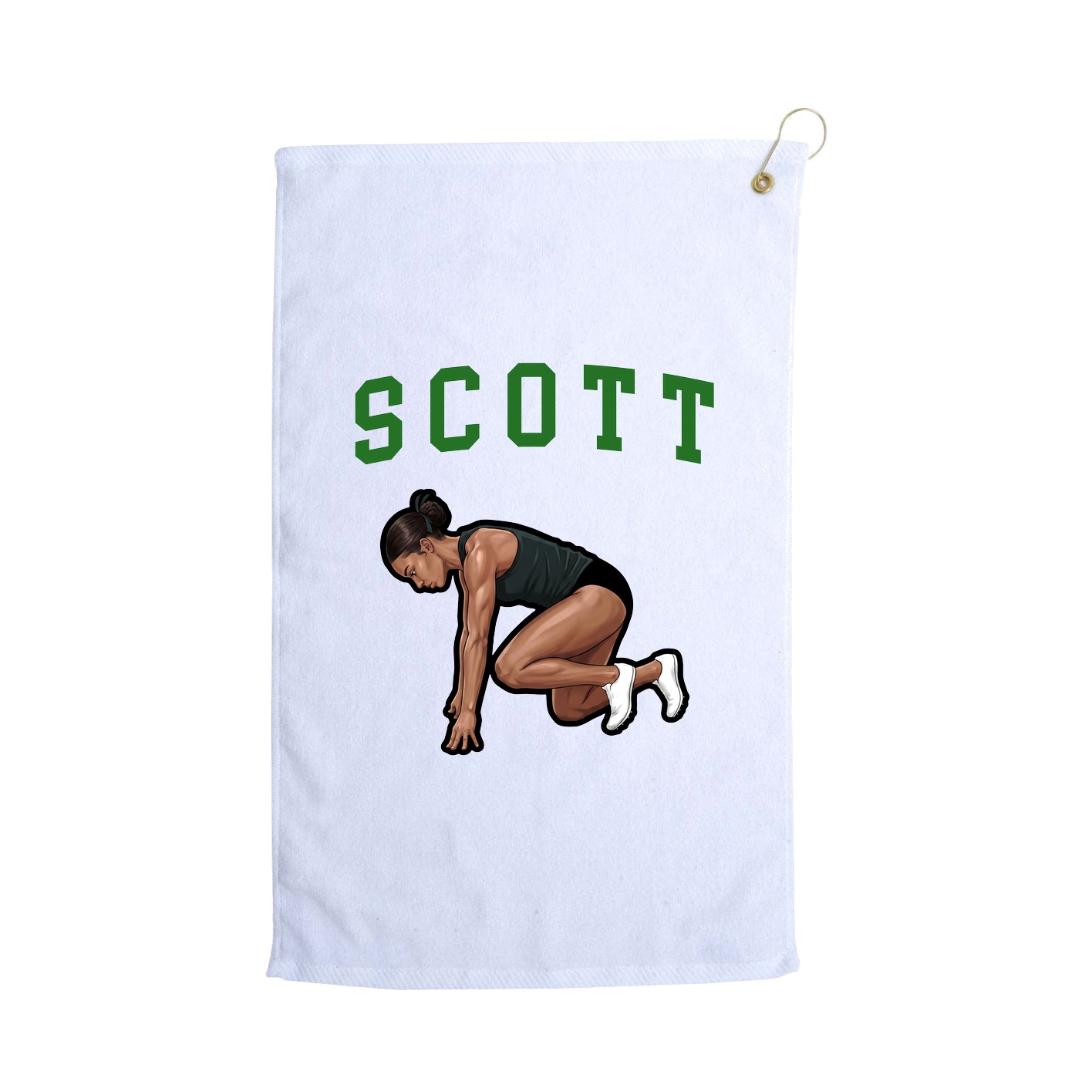 Golf Towel — Shirsey in White