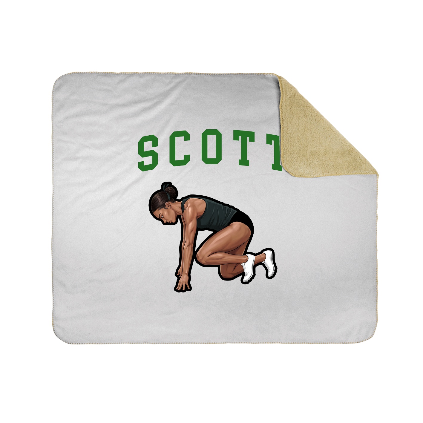 Throw Blanket — Shirsey in White