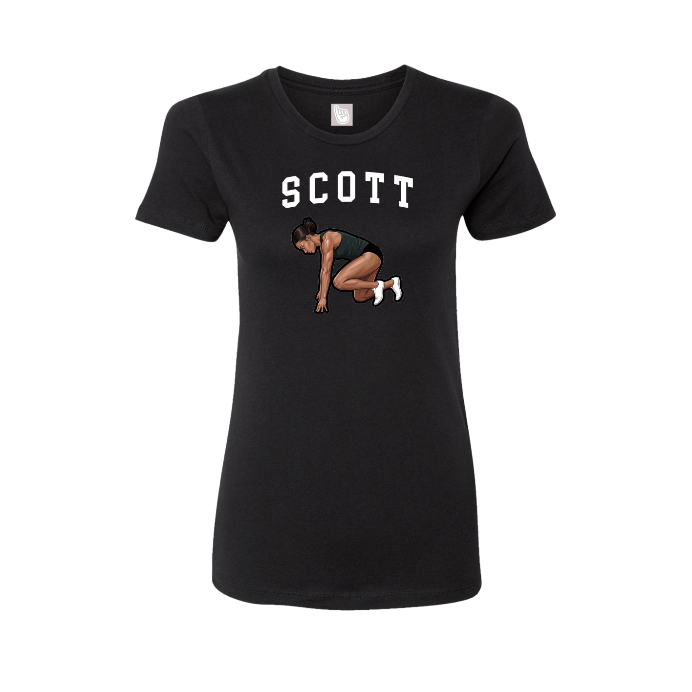 Fitted Women's Tee — Shirsey in Black
