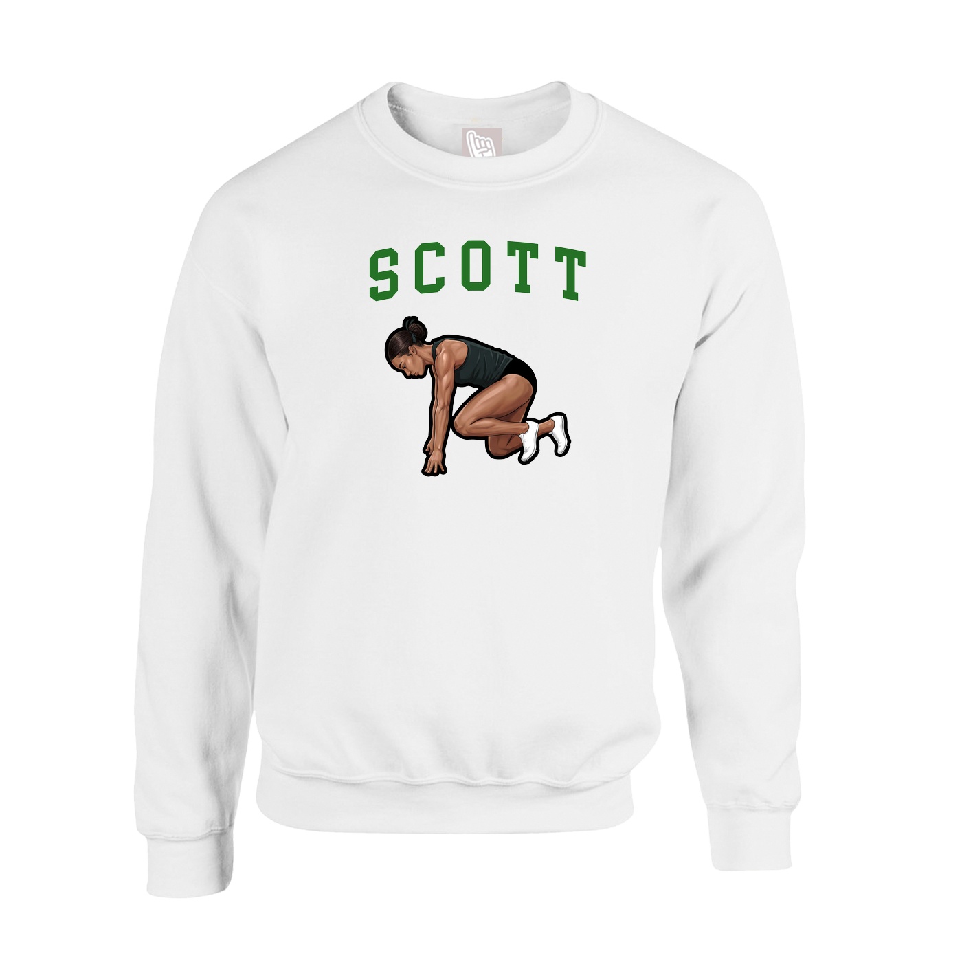 Fleece Crew — Shirsey in White