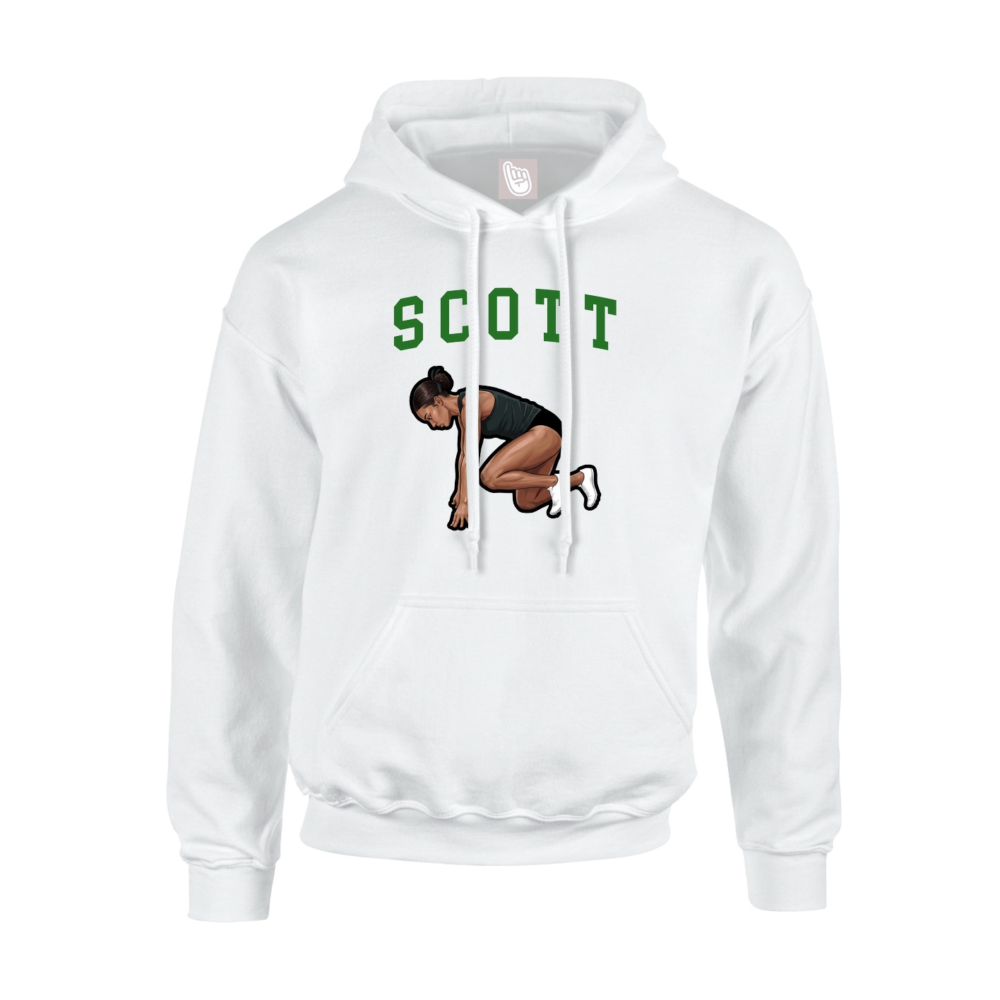 Youth Hoodie — Shirsey in White
