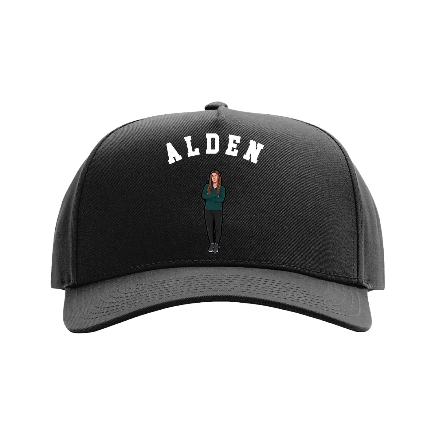 Full Fabric Five-Panel Champ Cap