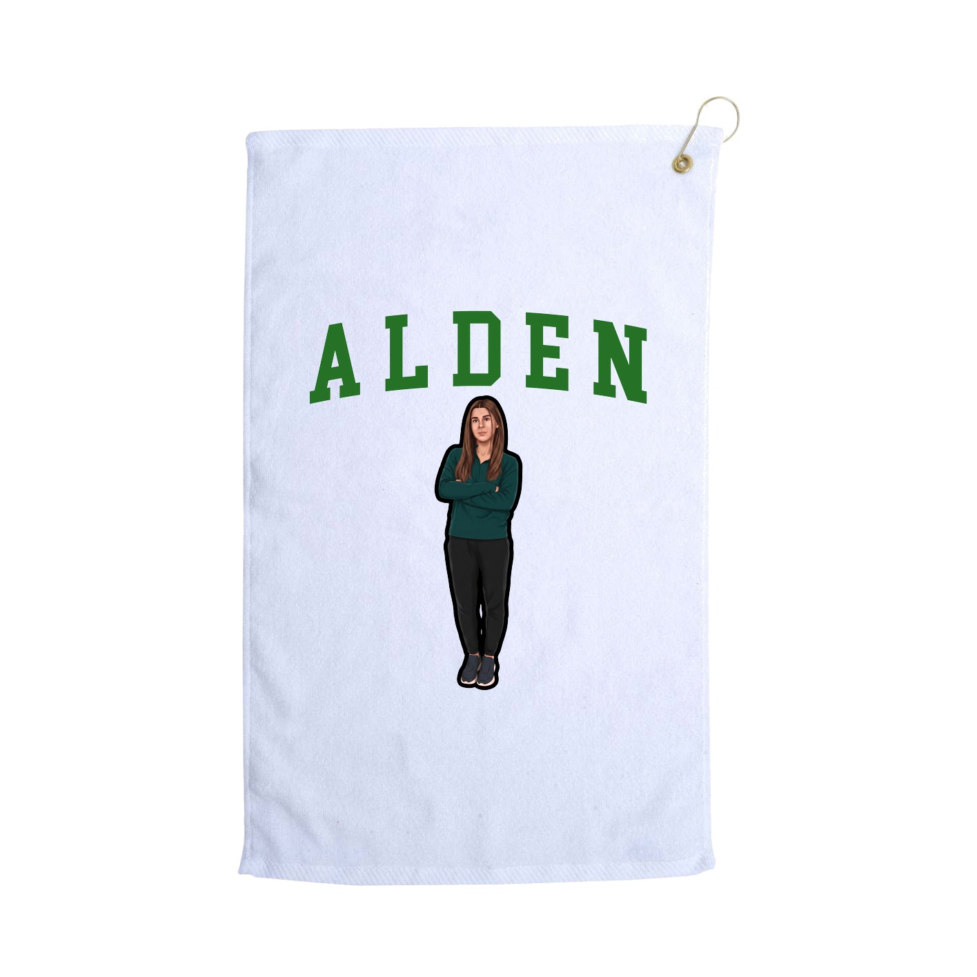 Golf Towel — Shirsey in White