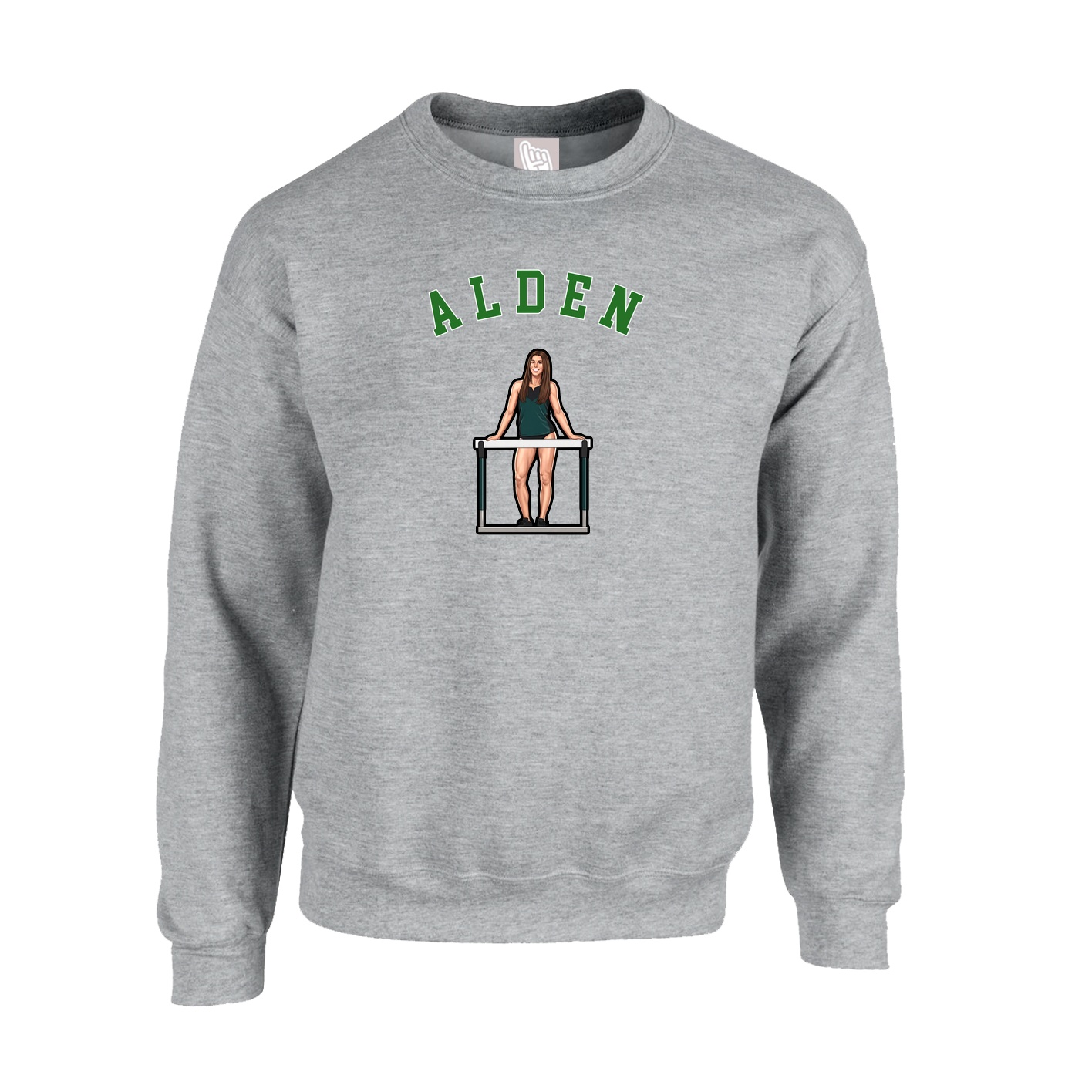 Fleece Crew — Shirsey Arch in Grey