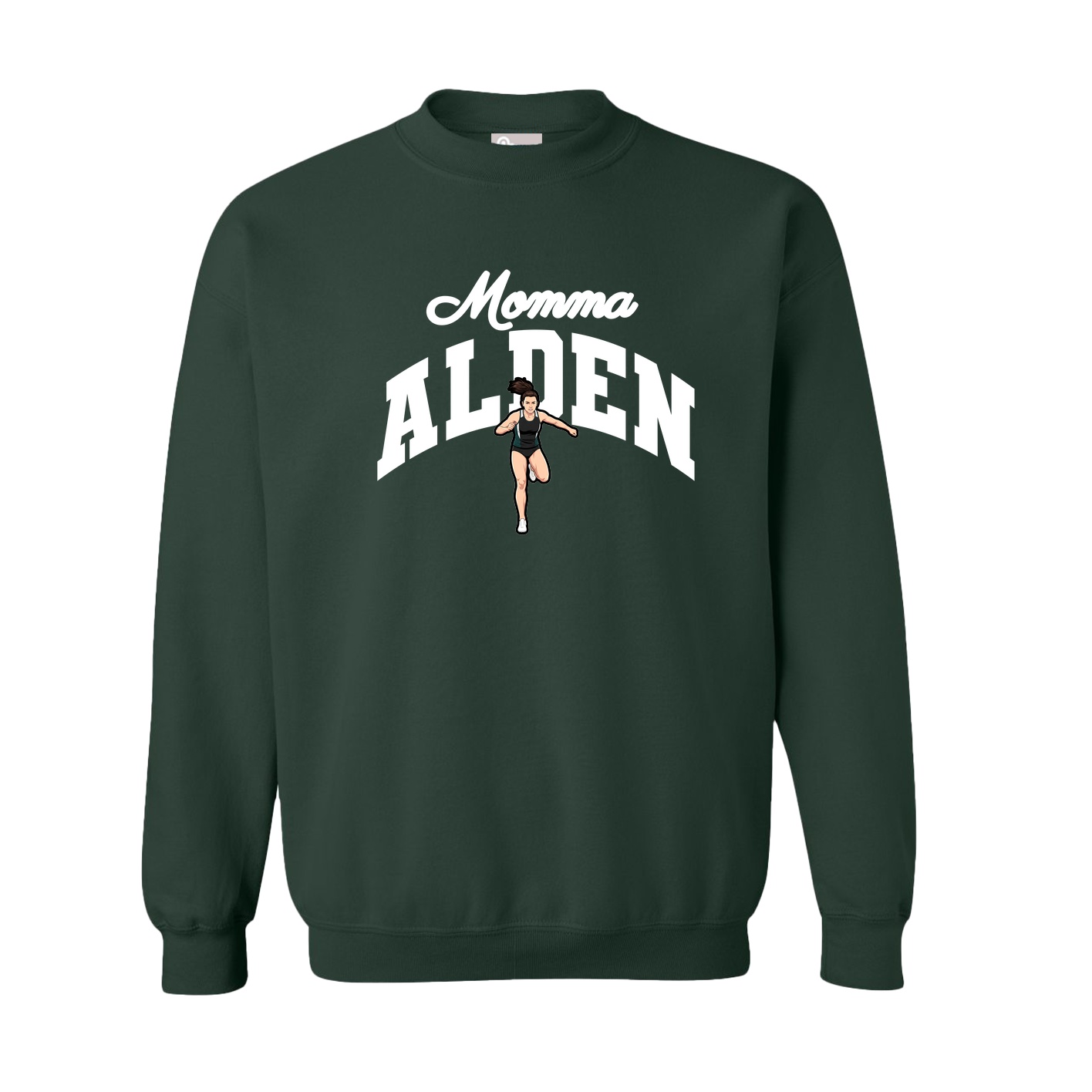 Fleece Crew — Mothers Day Arch in Green