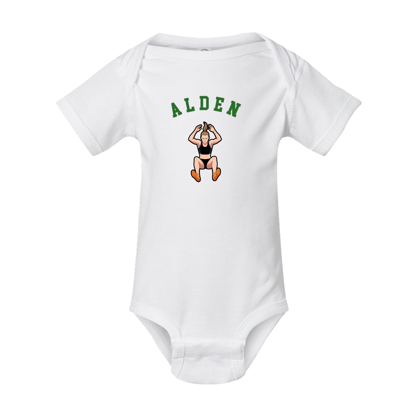 Baby Onesie — Shirsey Arch in White