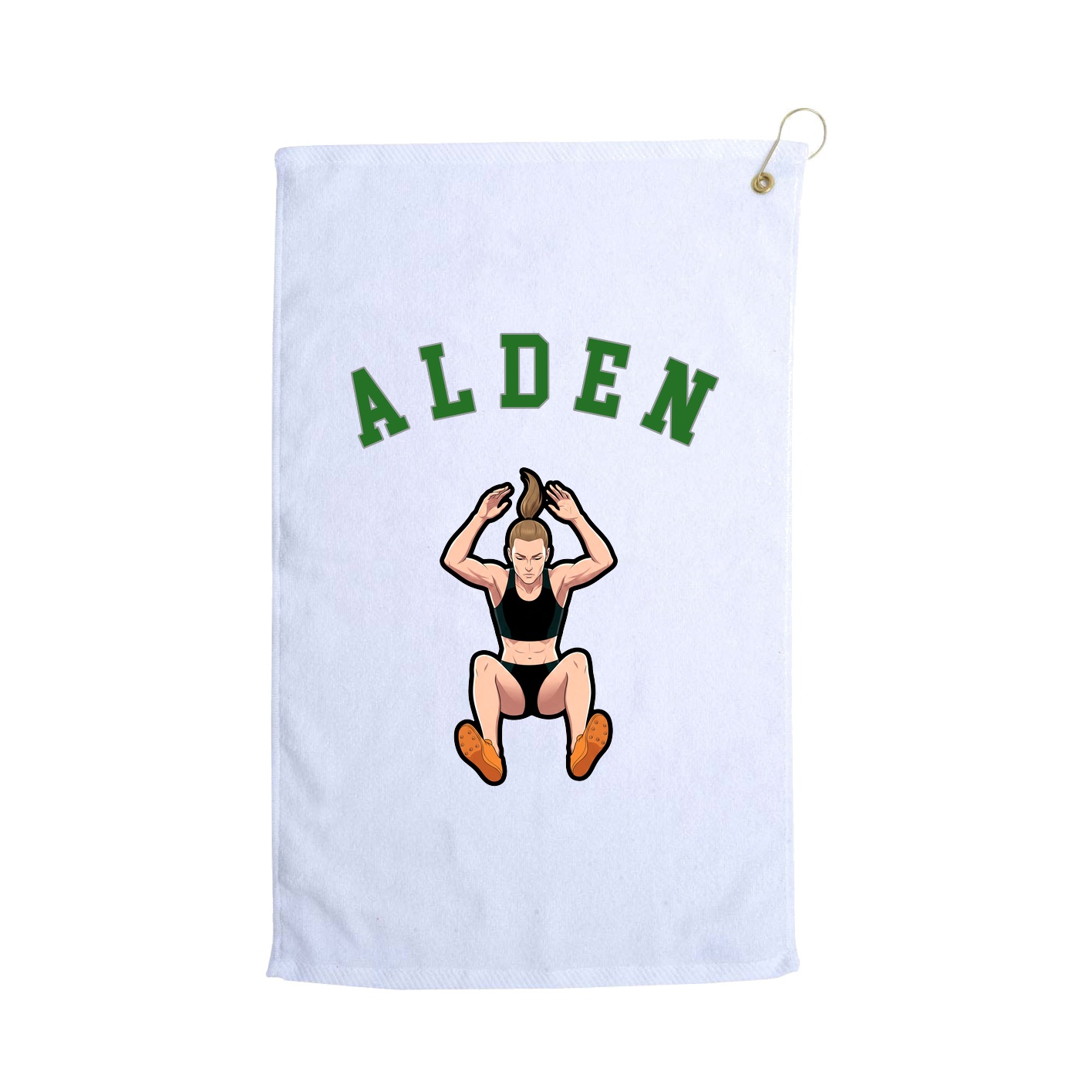 Golf Towel — Shirsey Arch in White