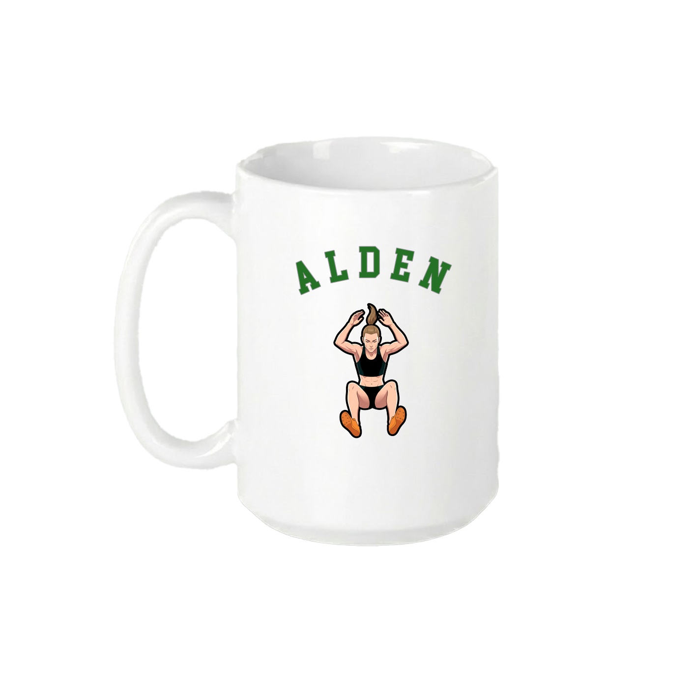 15oz Coffee Mug — Shirsey Arch in White