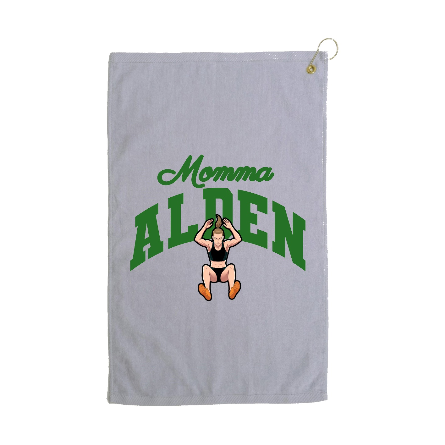 Golf Towel — Mothers Day Arch in Grey