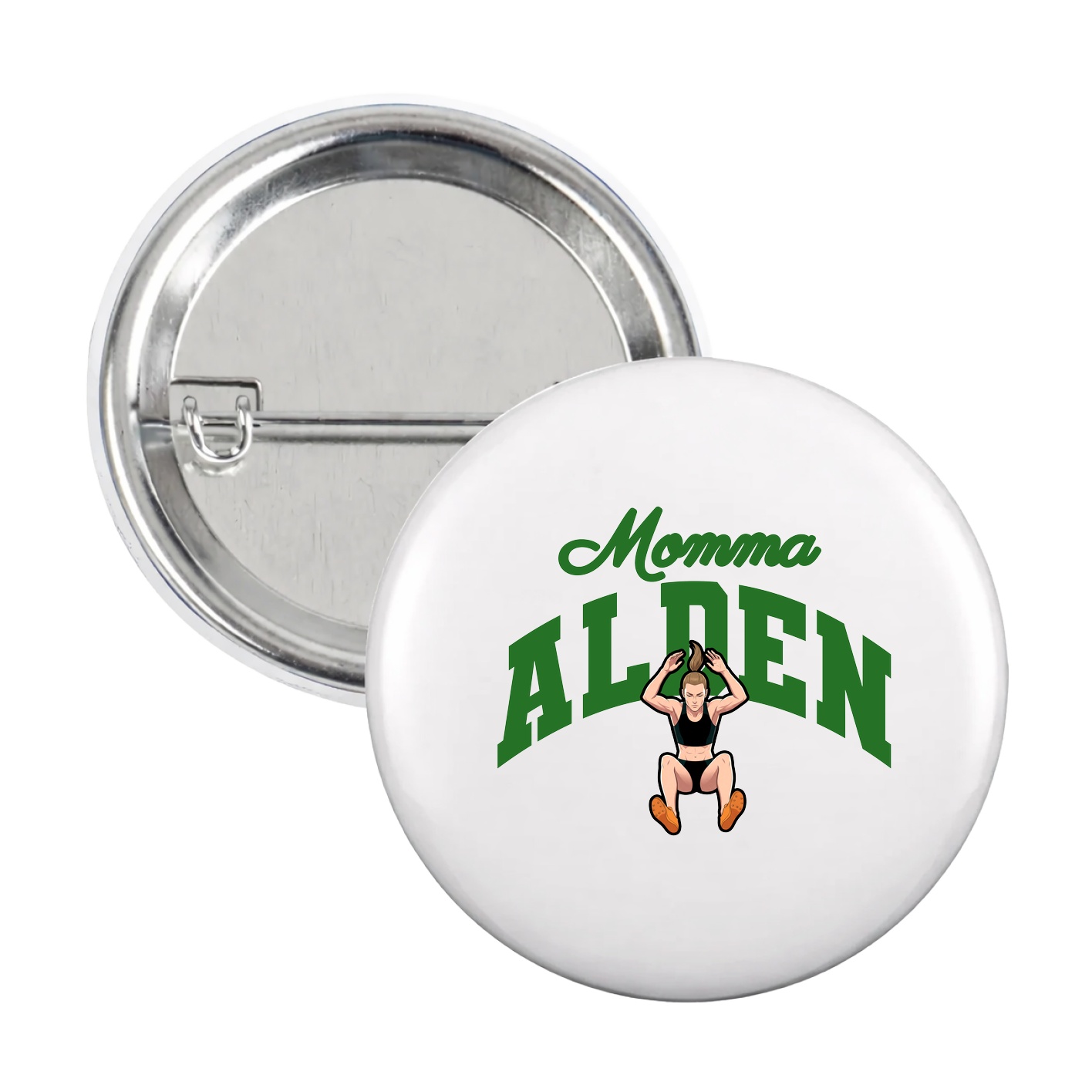 Game Day Button — Mothers Day Arch in White