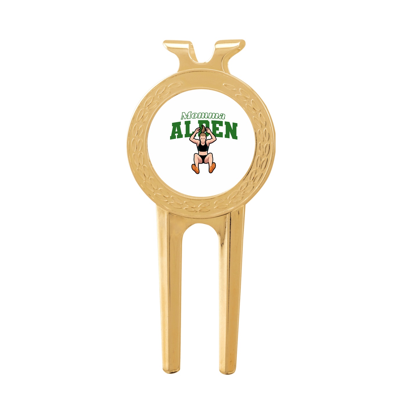 Divot Tool with Ball Marker — Mothers Day Block in Classic
