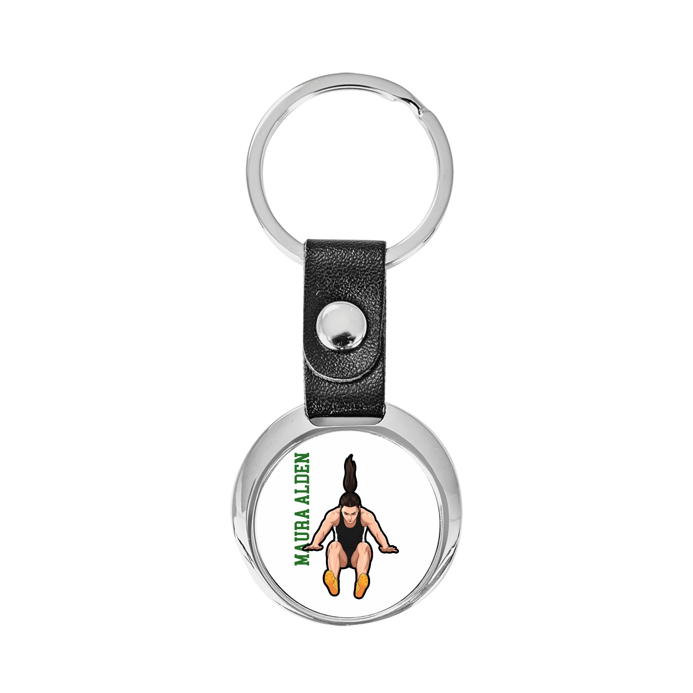 Key Chain — Name Vertical in Classic