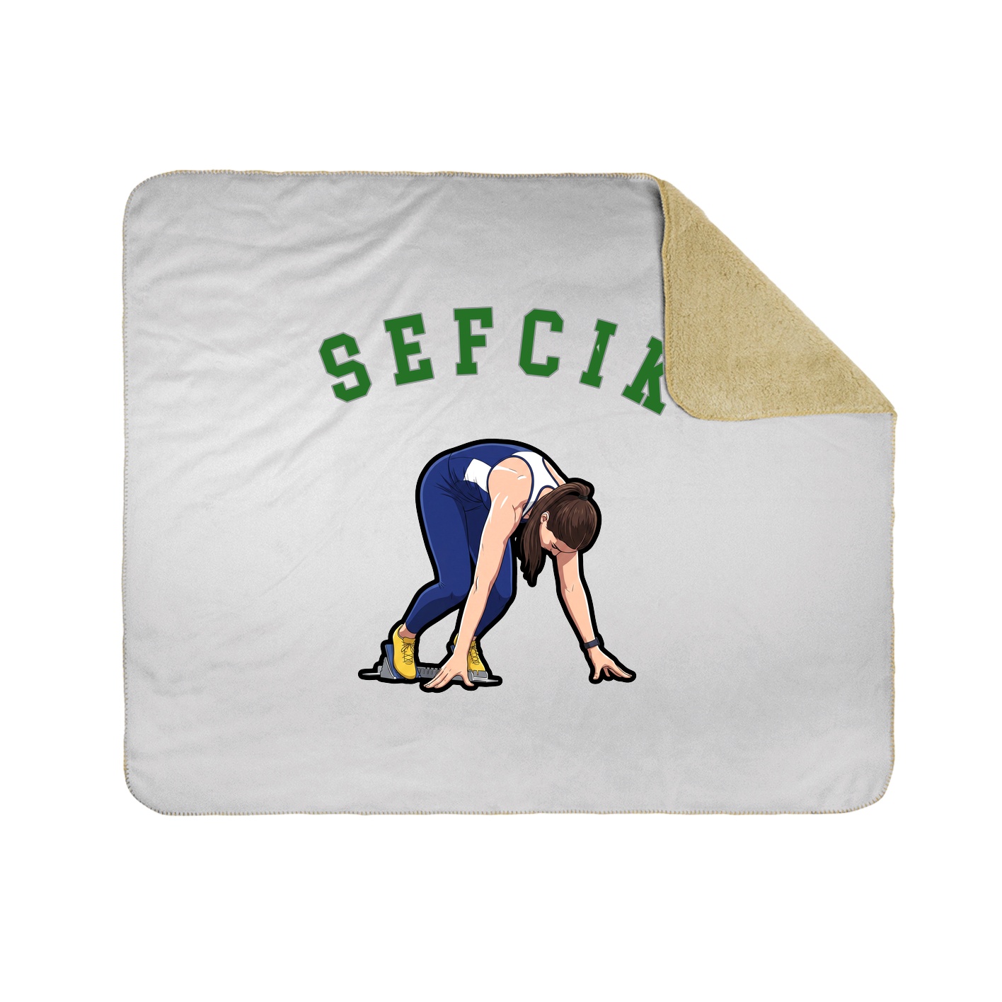 Throw Blanket — Shirsey Arch in White