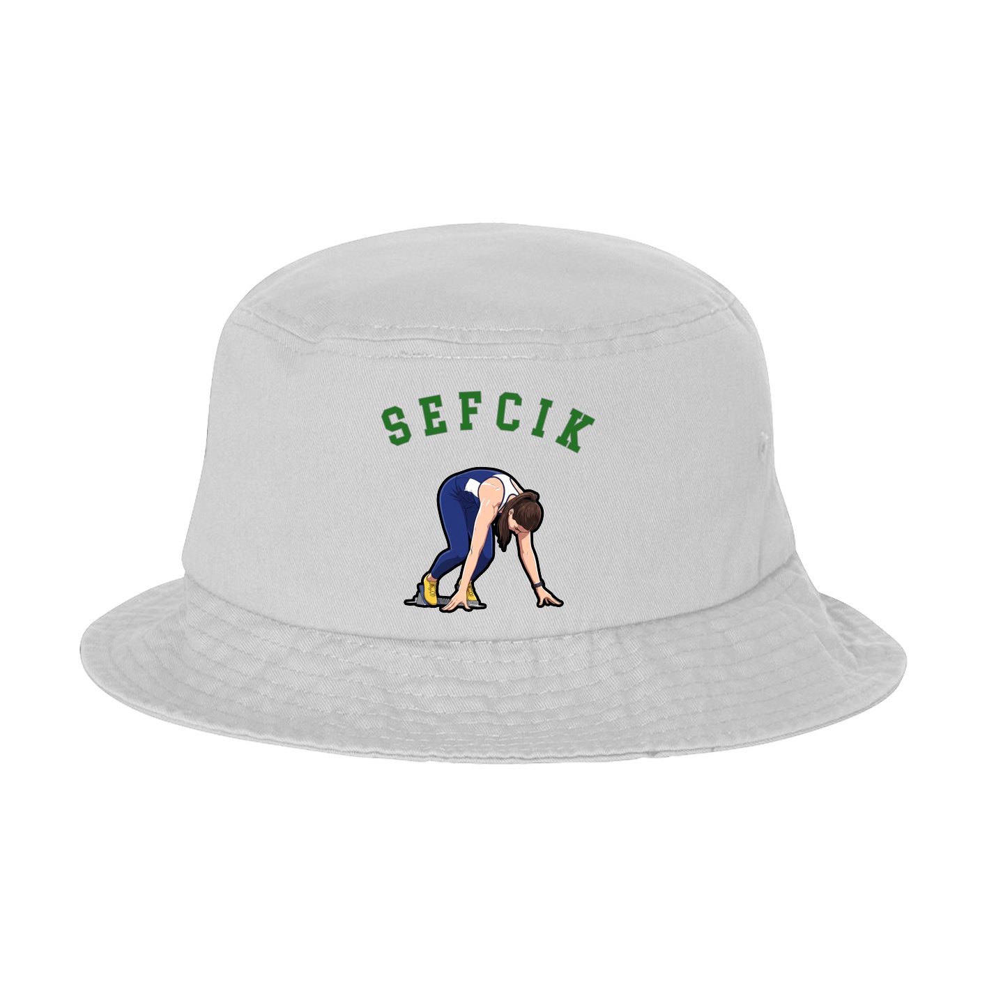 Bucket Cap — Shirsey Arch in White