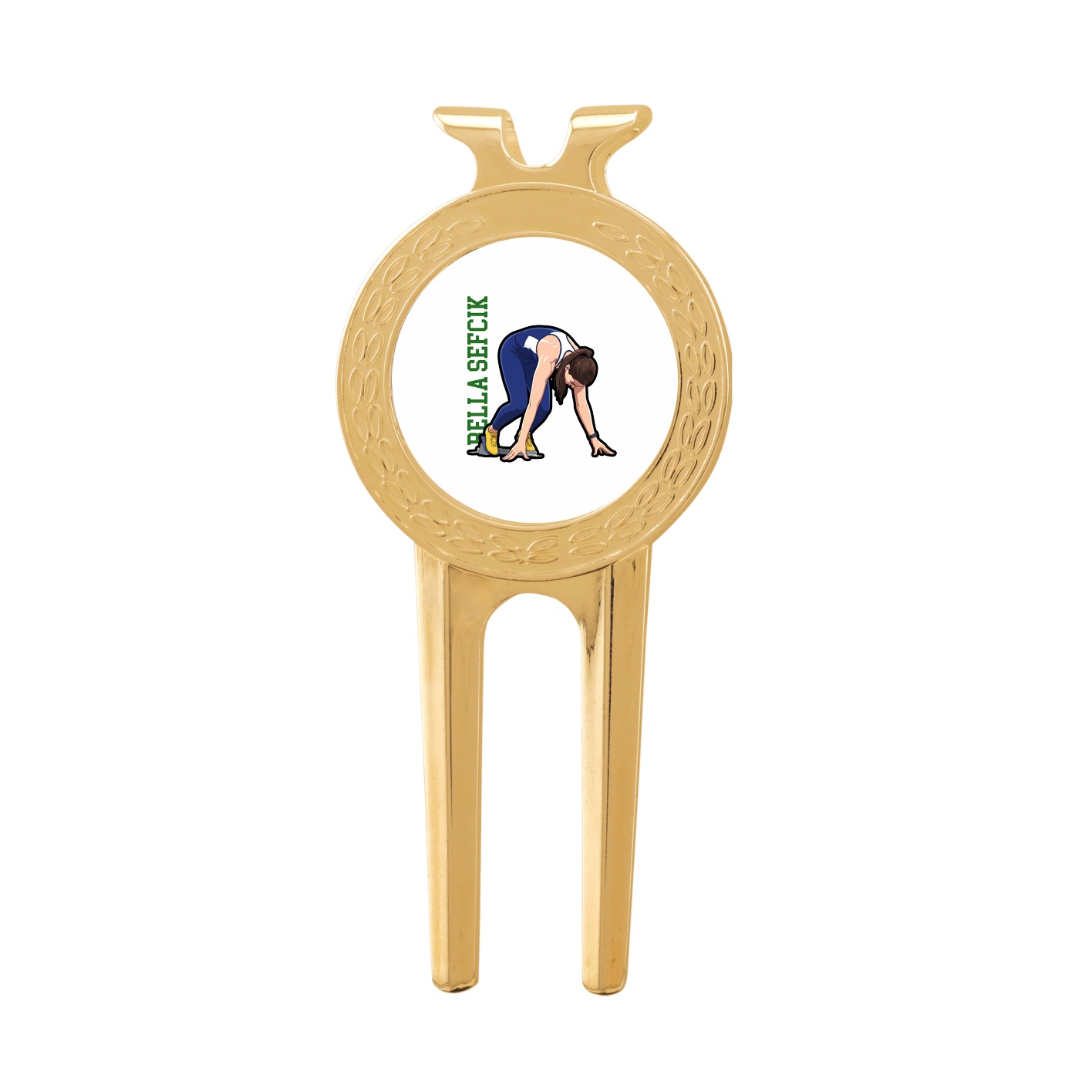 Divot Tool with Ball Marker — Name Vertical in Classic