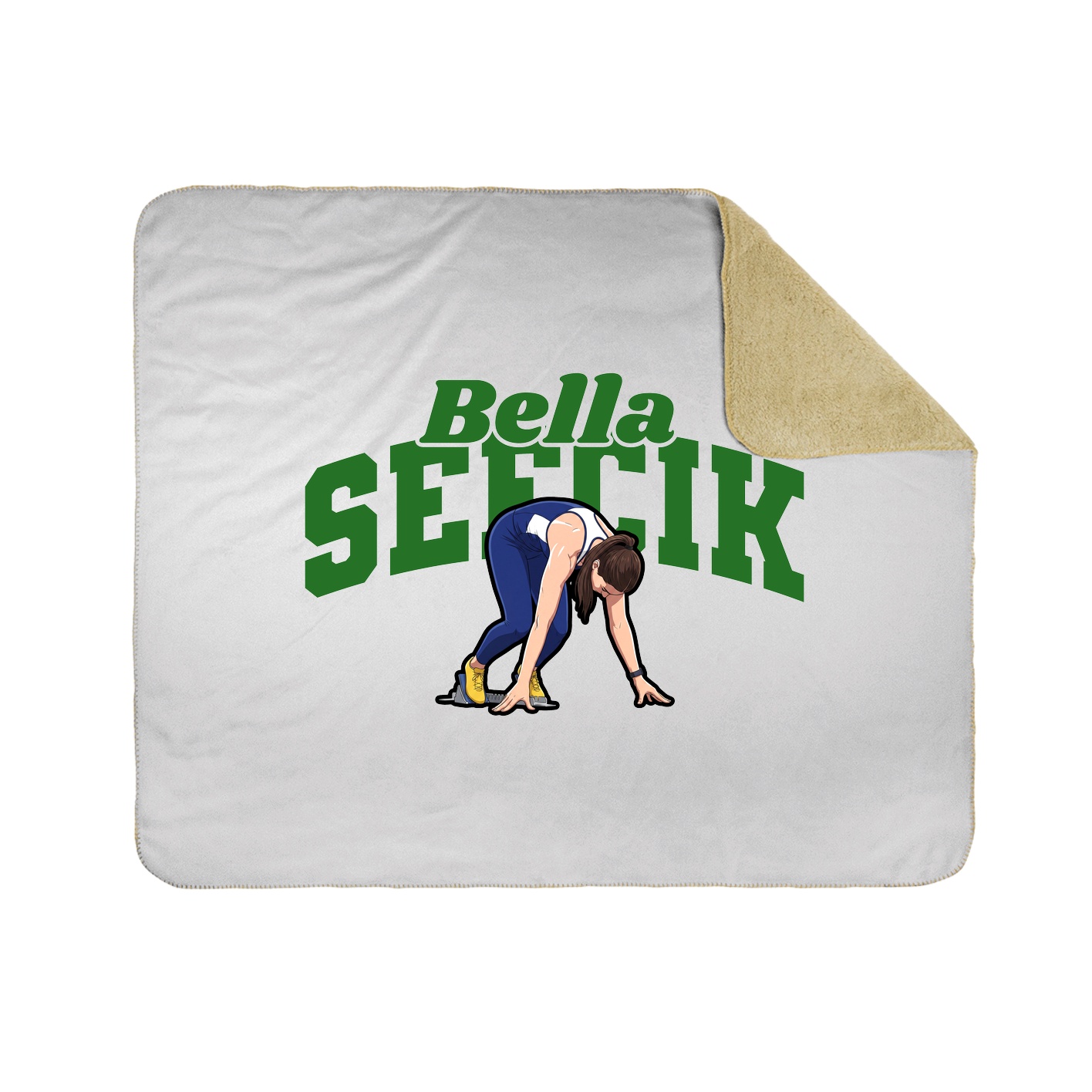 Throw Blanket — Signature Arch in White