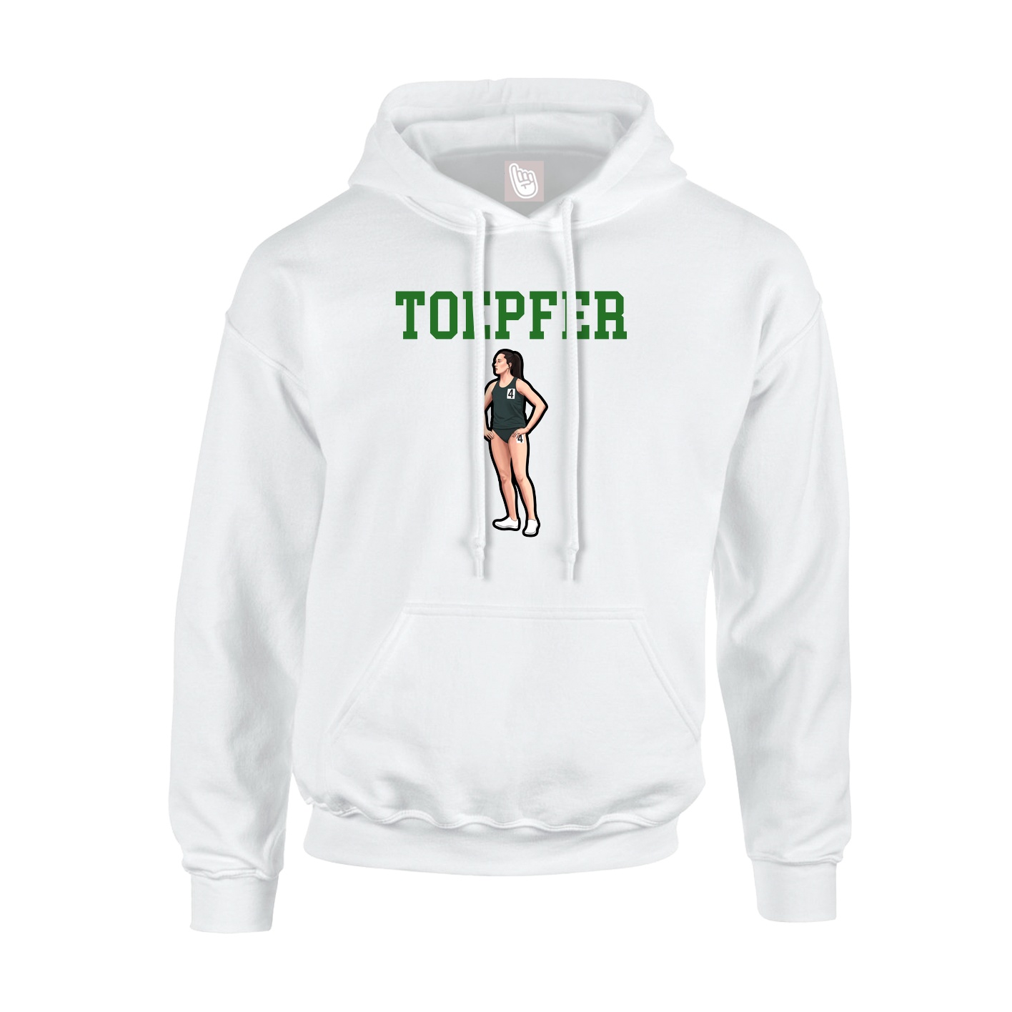 Youth Hoodie — Shirsey in White