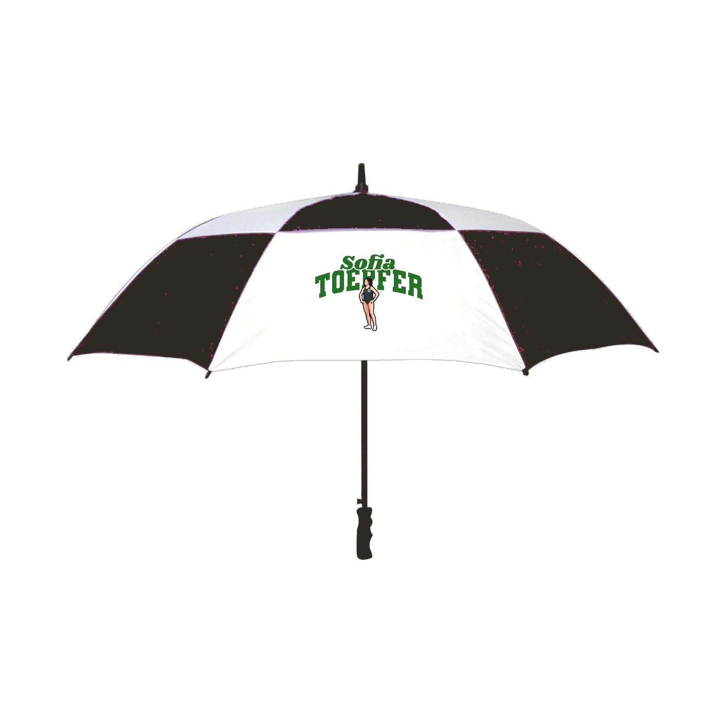 Golf Umbrella — Signature Arch in Black