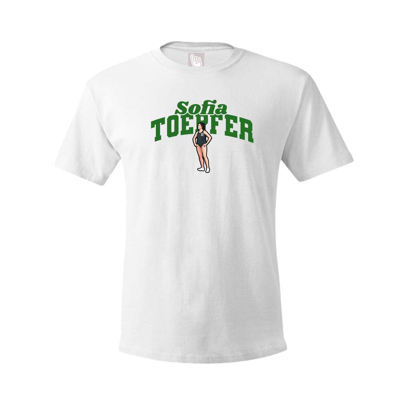Youth Tee — Signature Arch in White
