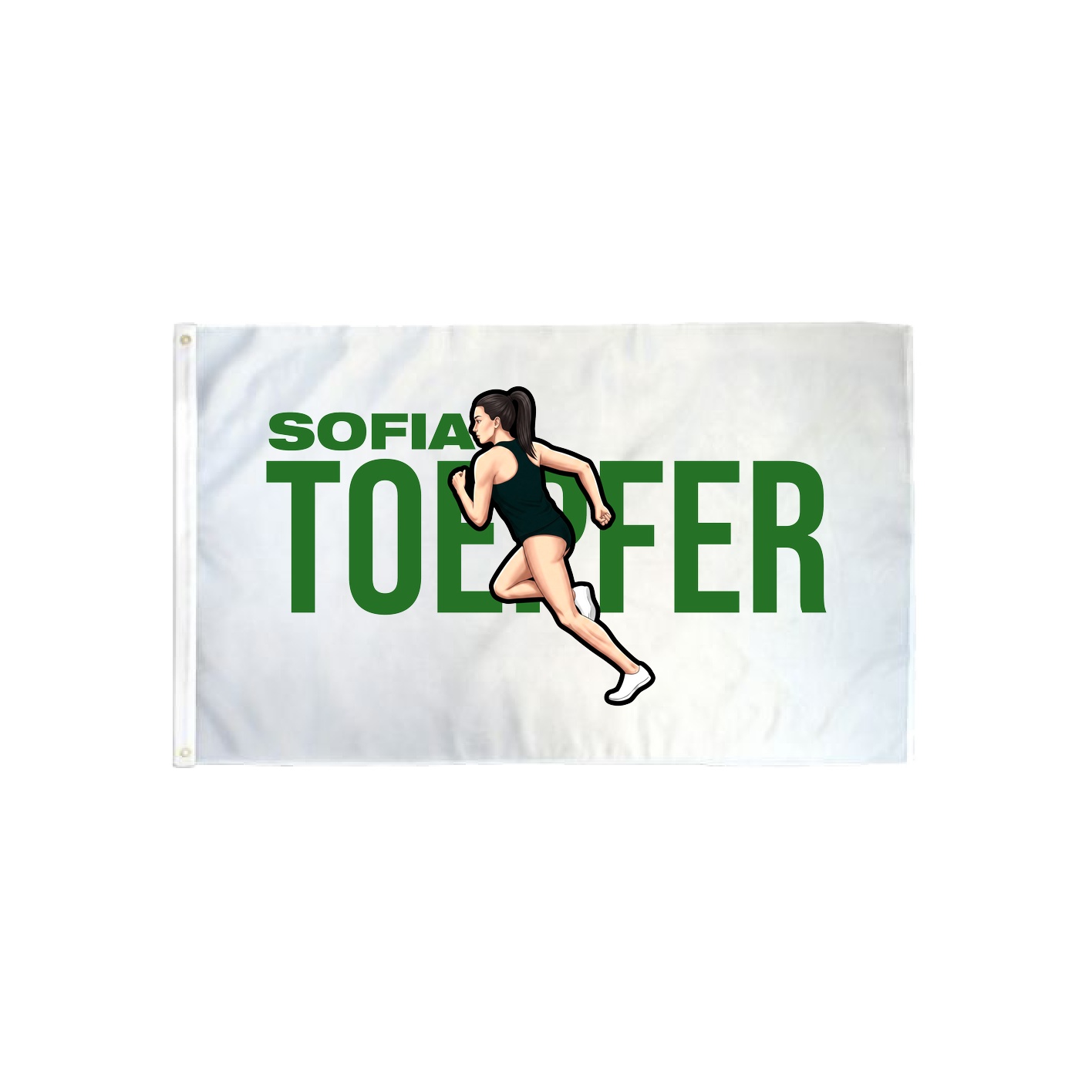 3x5 Flag — Player Name in Classic