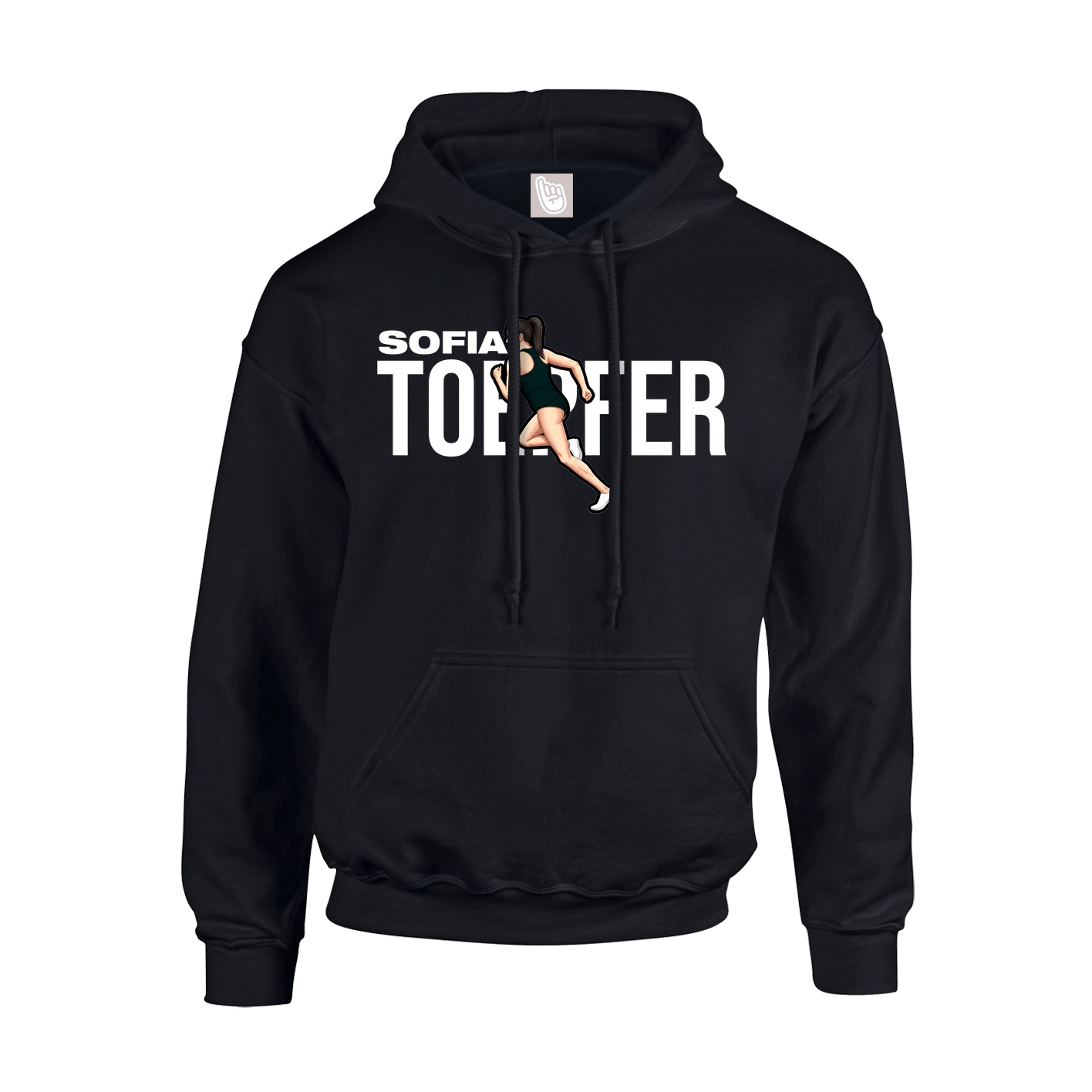 Hoodie — Player Name in Black