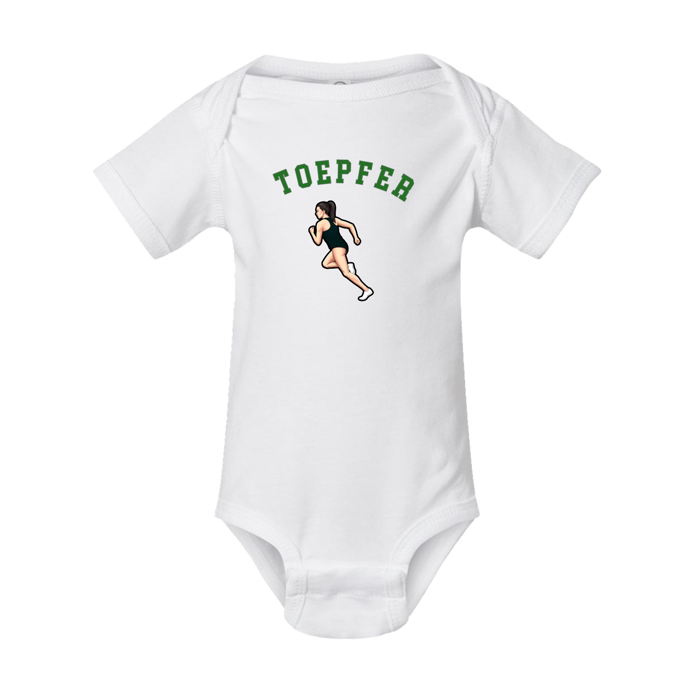Baby Onesie — Shirsey Arch in White