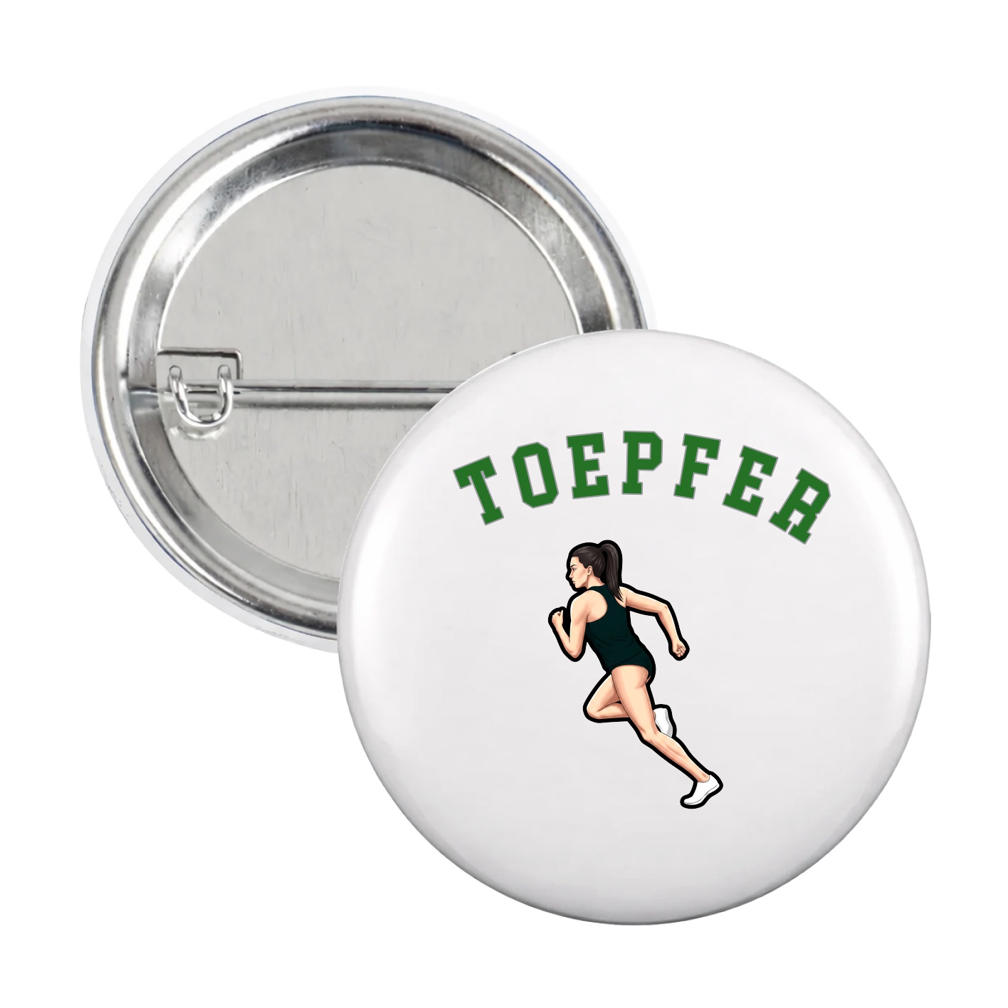 Game Day Button — Shirsey Arch in White