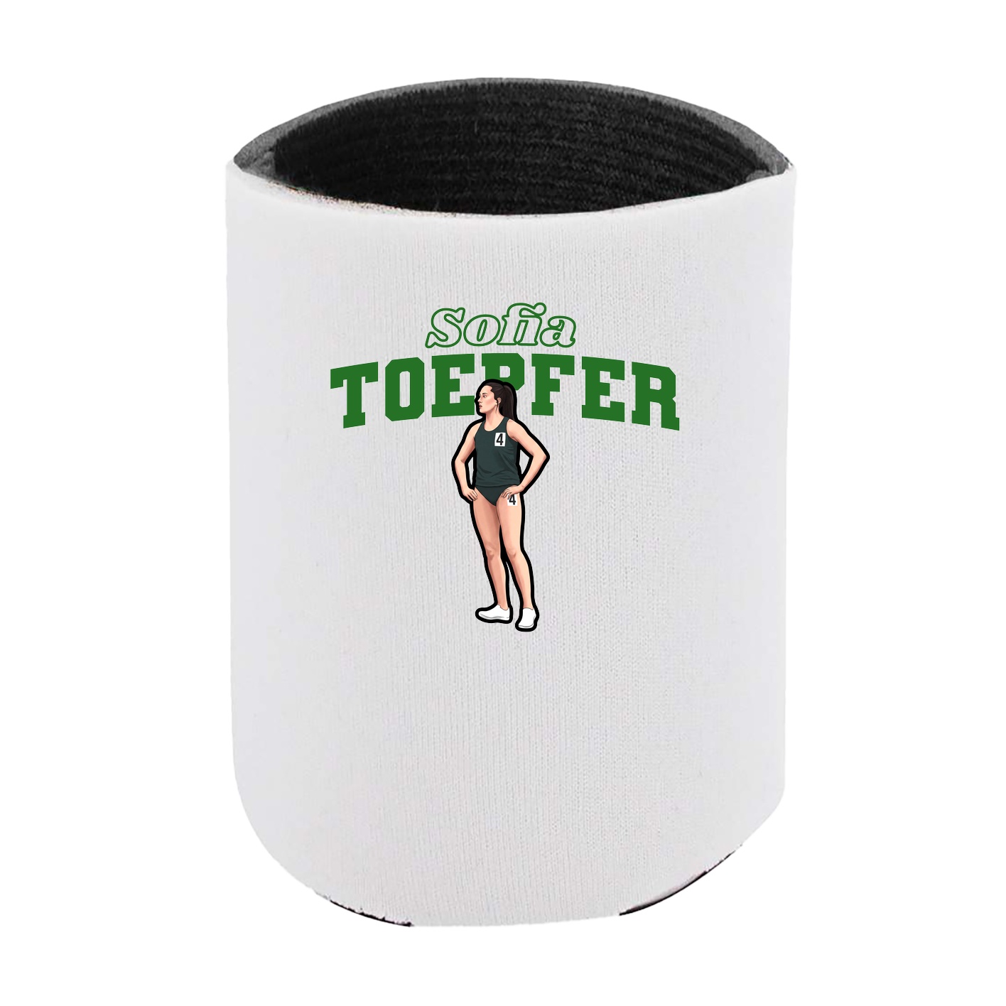 Can Holder — Name Arch in White