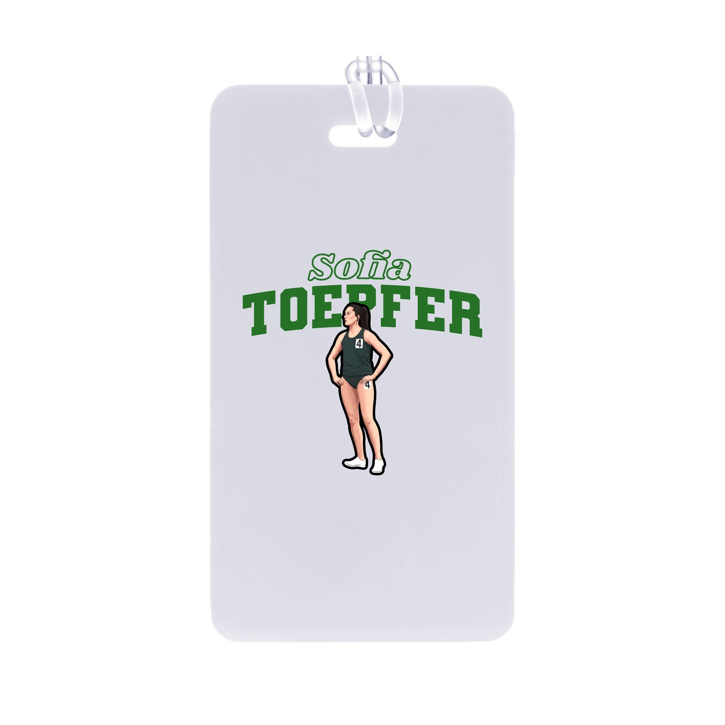 Bag Tag — Name Arch in Classic