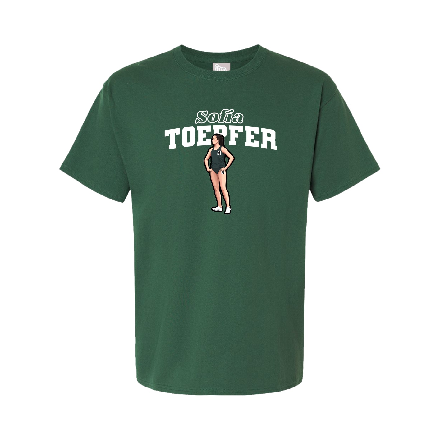 Tee — Name Arch in Green